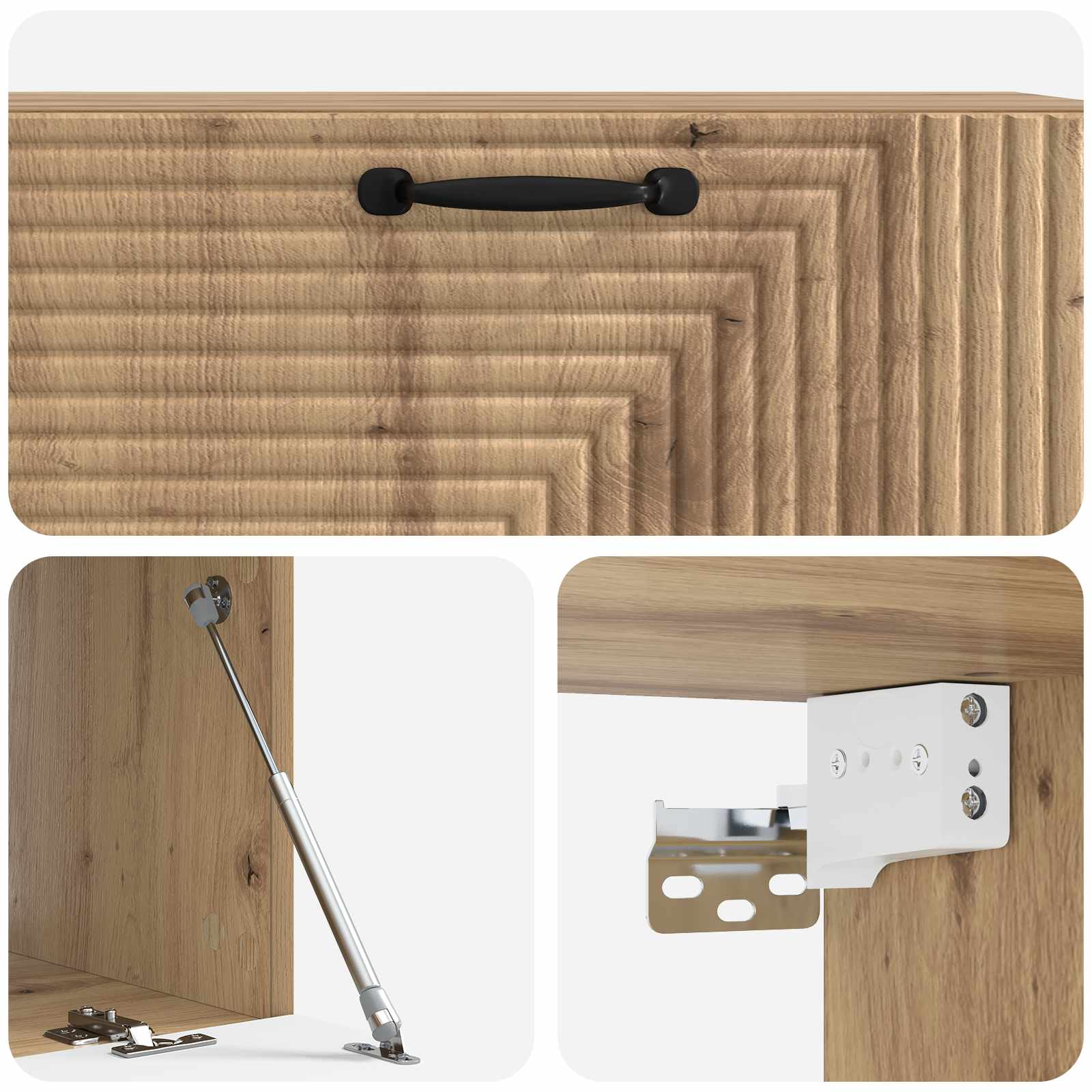 TV ormar za zid Hrast artisan 98 x 41 x 30 cm Konstruirano drvo