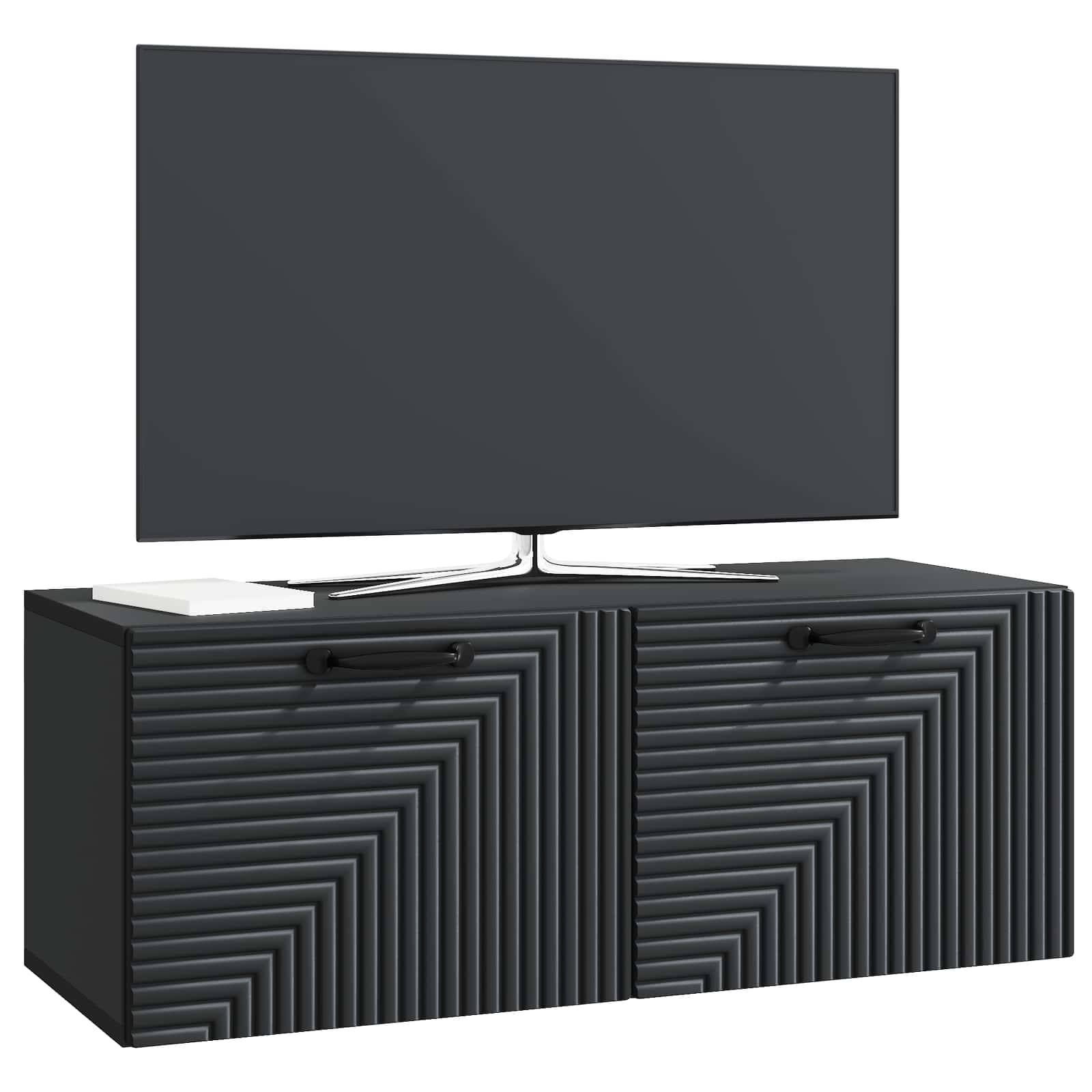 TV ormar za zid Zidne Crna 78,5 x 31 x 30 cm Konstruirano drvo