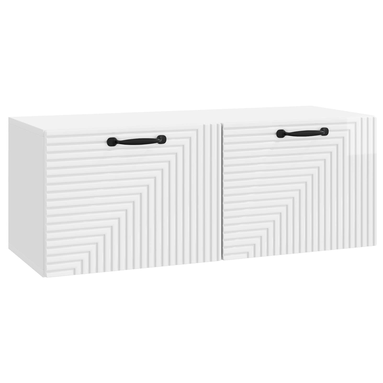 TV ormar za zid Zidne Bijela visokog sjaja 78,5 x 31 x 30 cm