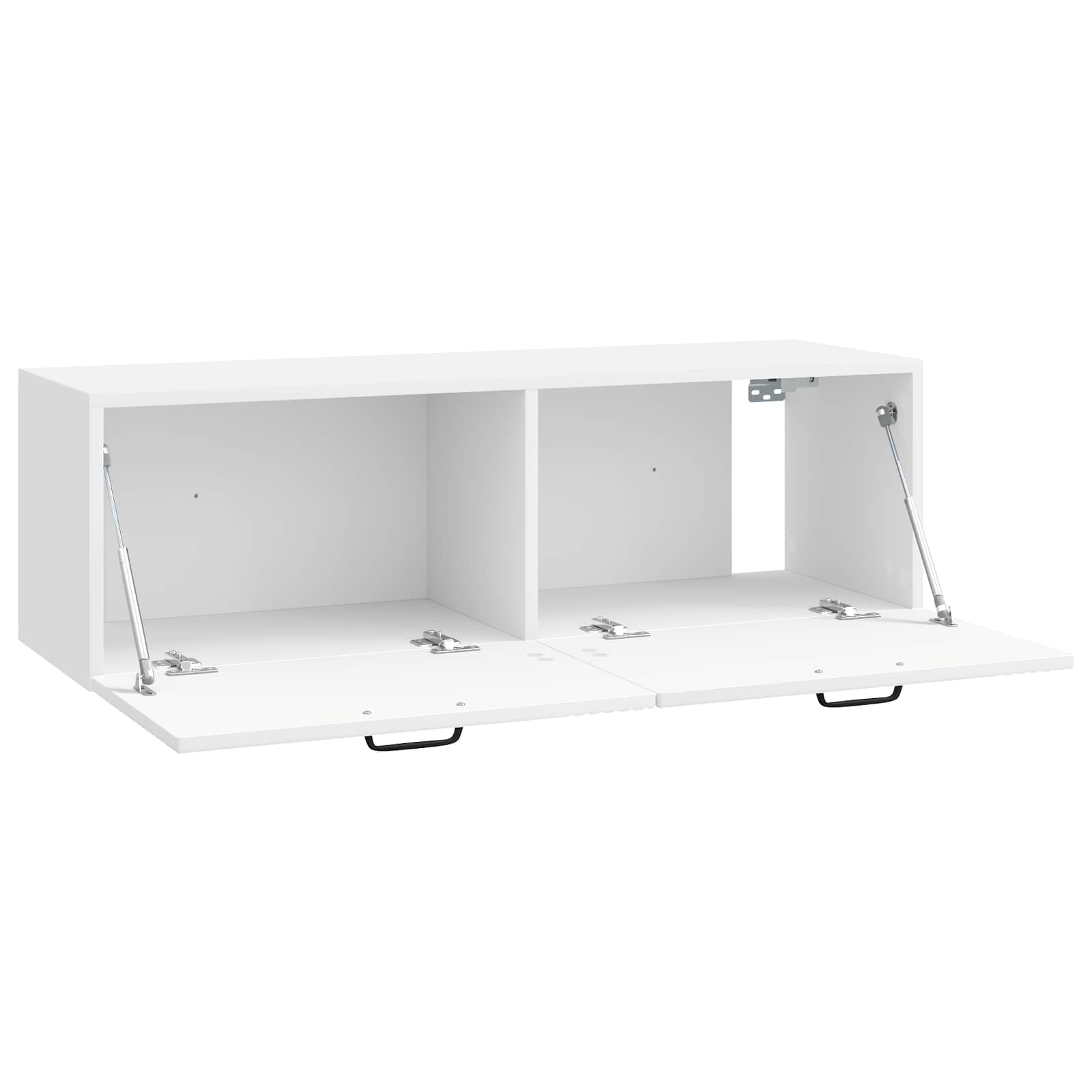TV ormar za zid Zidne Bijela visokog sjaja 98 x 31 x 30 cm