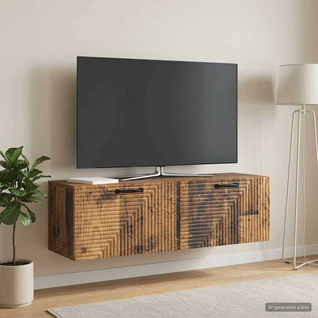 TV ormar za zid Staro drvo 98 x 31 x 30 cm Konstruirano drvo
