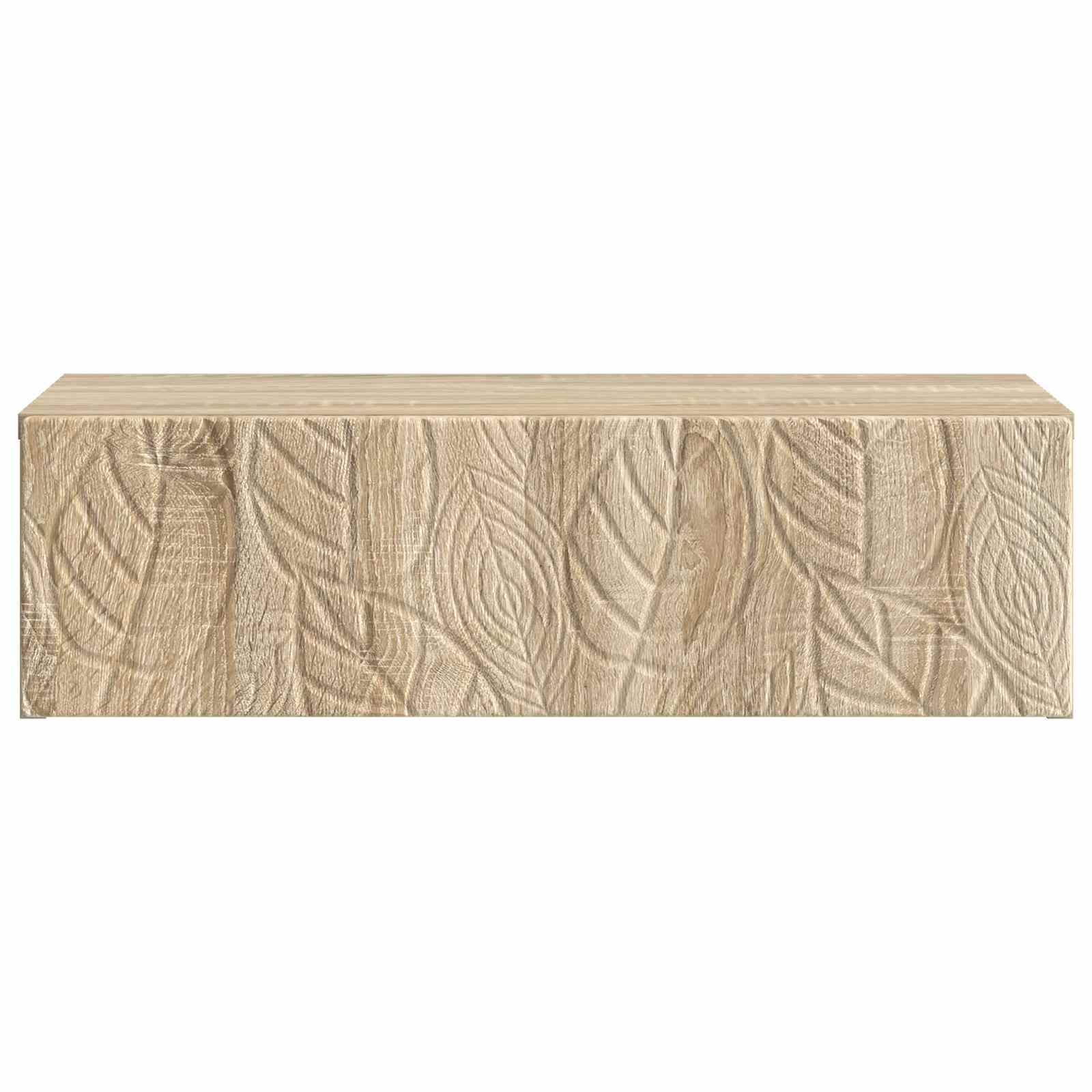Stolna montirana na zid Hrast sonoma 87,5 x 34,5 x 17 cm