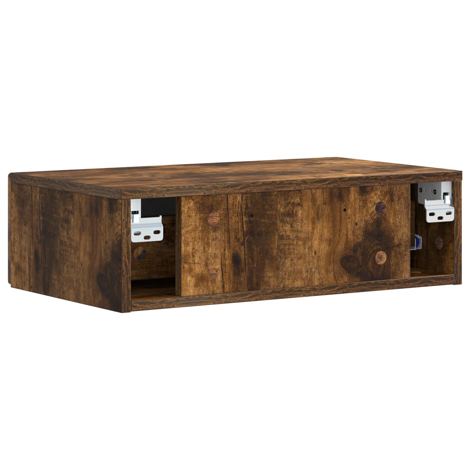 Stolna montirana na zid Dimljeni hrast 87,5 x 34,5 x 17 cm
