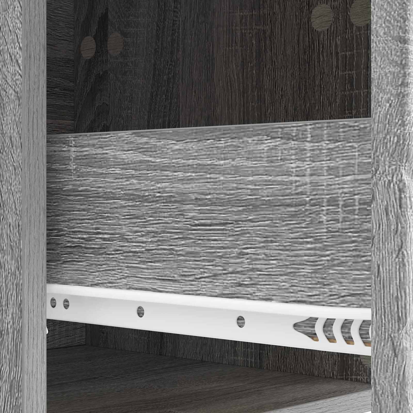Stolna montirana na zid Siva Sonoma 87,5 x 34,5 x 17 cm