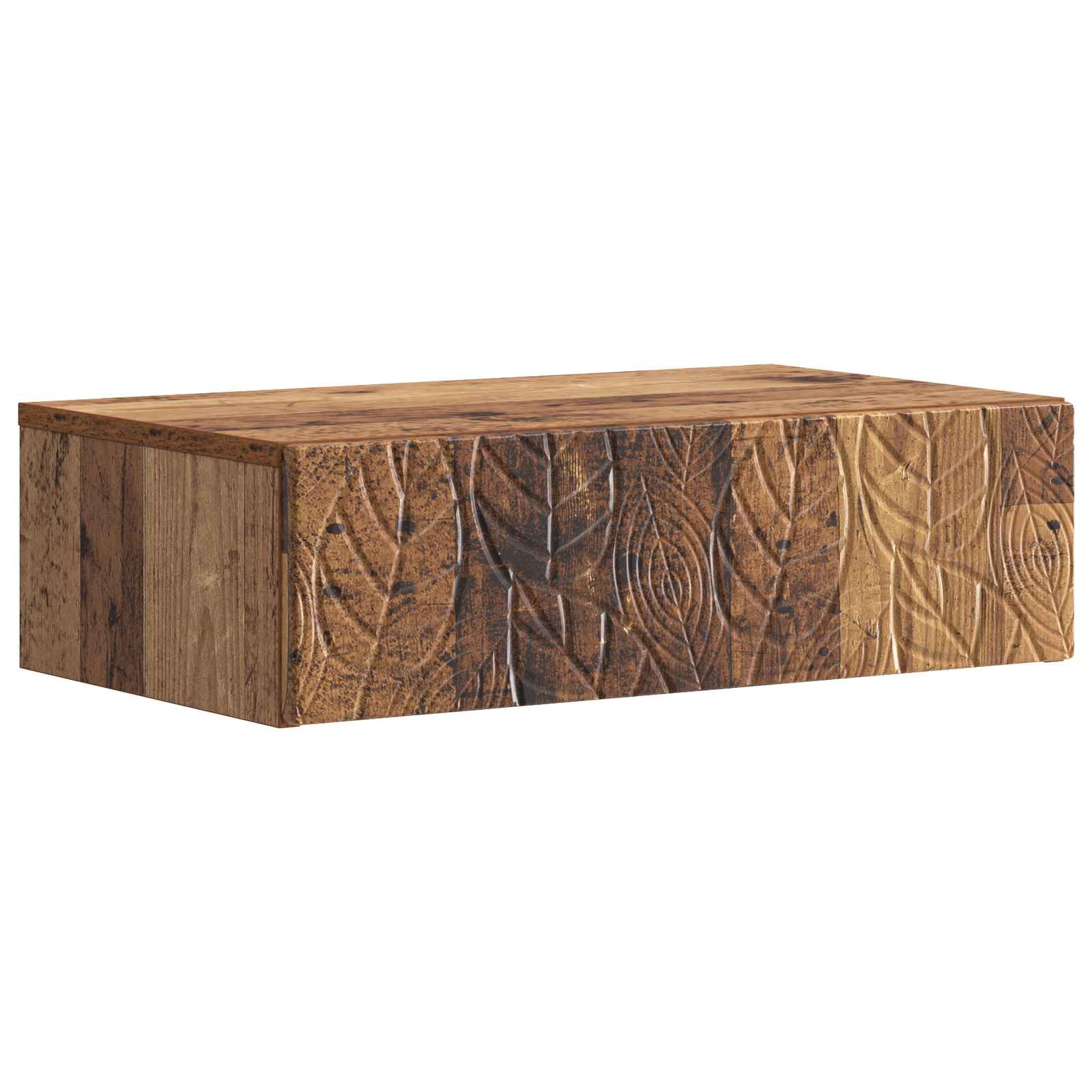 Stolna montirana na zid Staro drvo 87,5 x 34,5 x 17 cm
