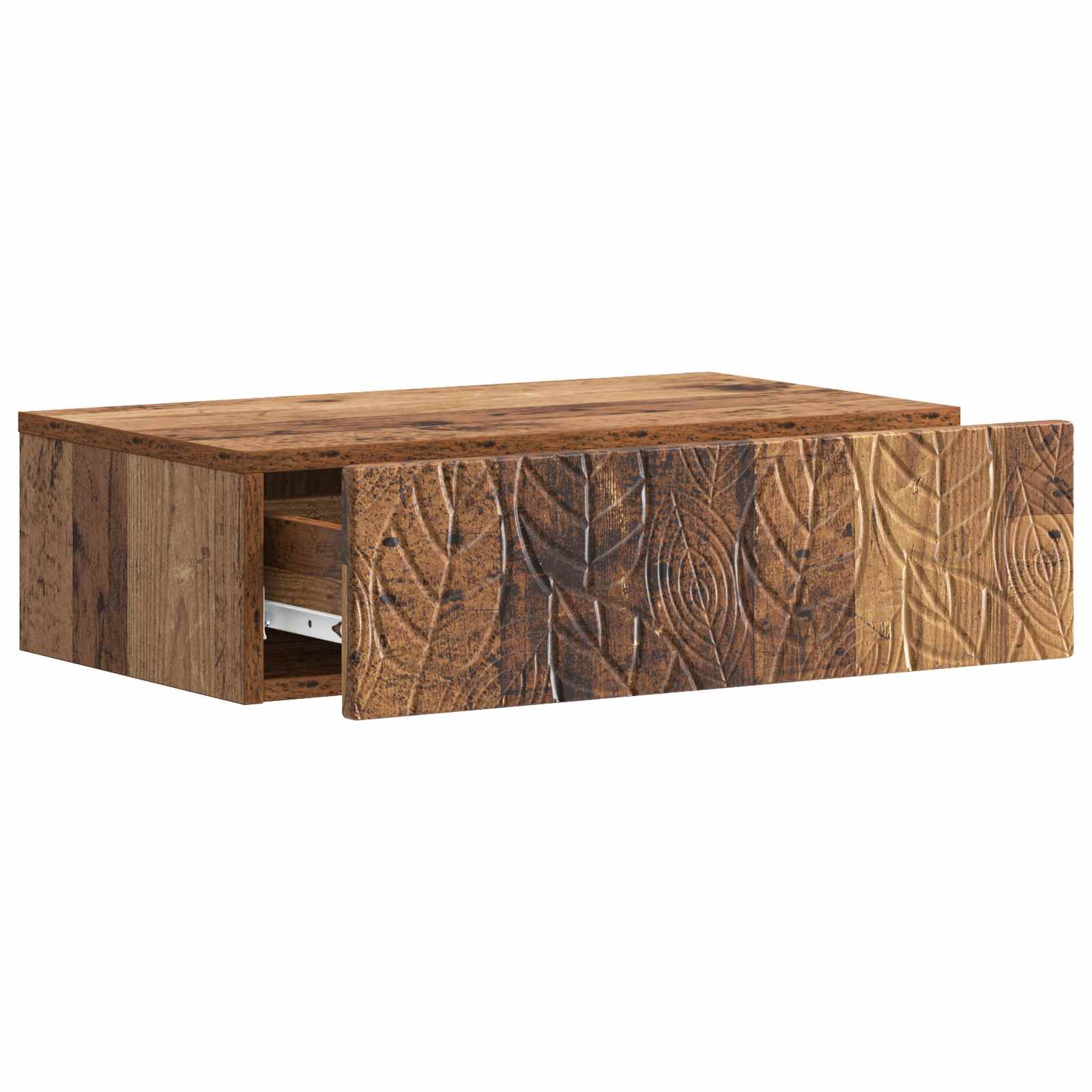 Stolna montirana na zid Staro drvo 87,5 x 34,5 x 17 cm