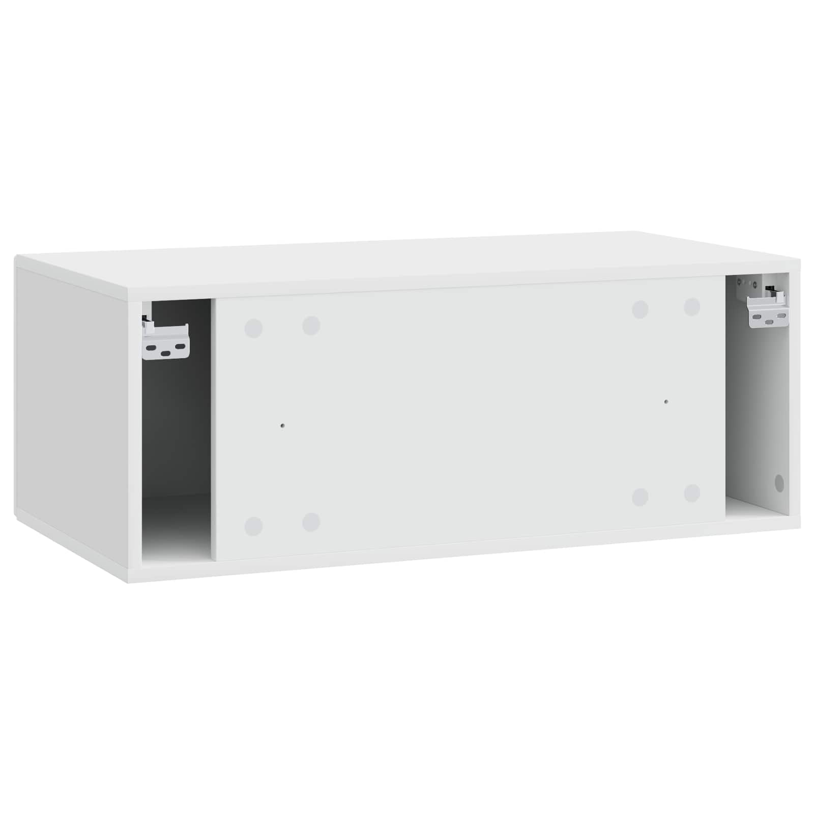 TV ormar za zid 59,5 x 41 x 30 cm Bijela visokog sjaja