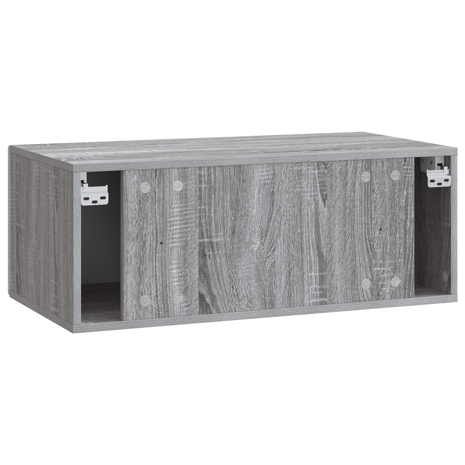 TV ormar za zid 59,5 x 41 x 30 cm Siva Sonoma Konstruirano drvo