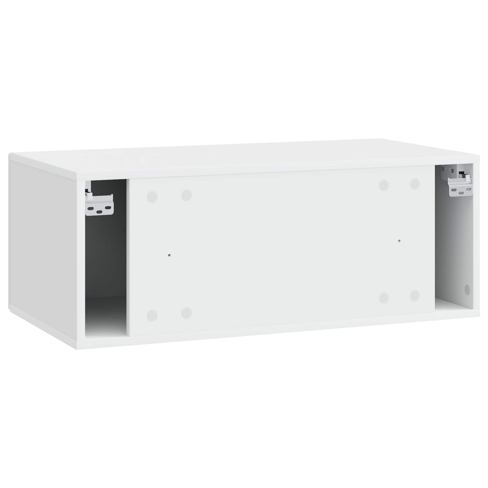 TV ormar za zid 78,5 x 41 x 30 cm Bijela Konstruirano drvo