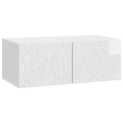 TV ormar za zid 78,5 x 41 x 30 cm Bijela visokog sjaja