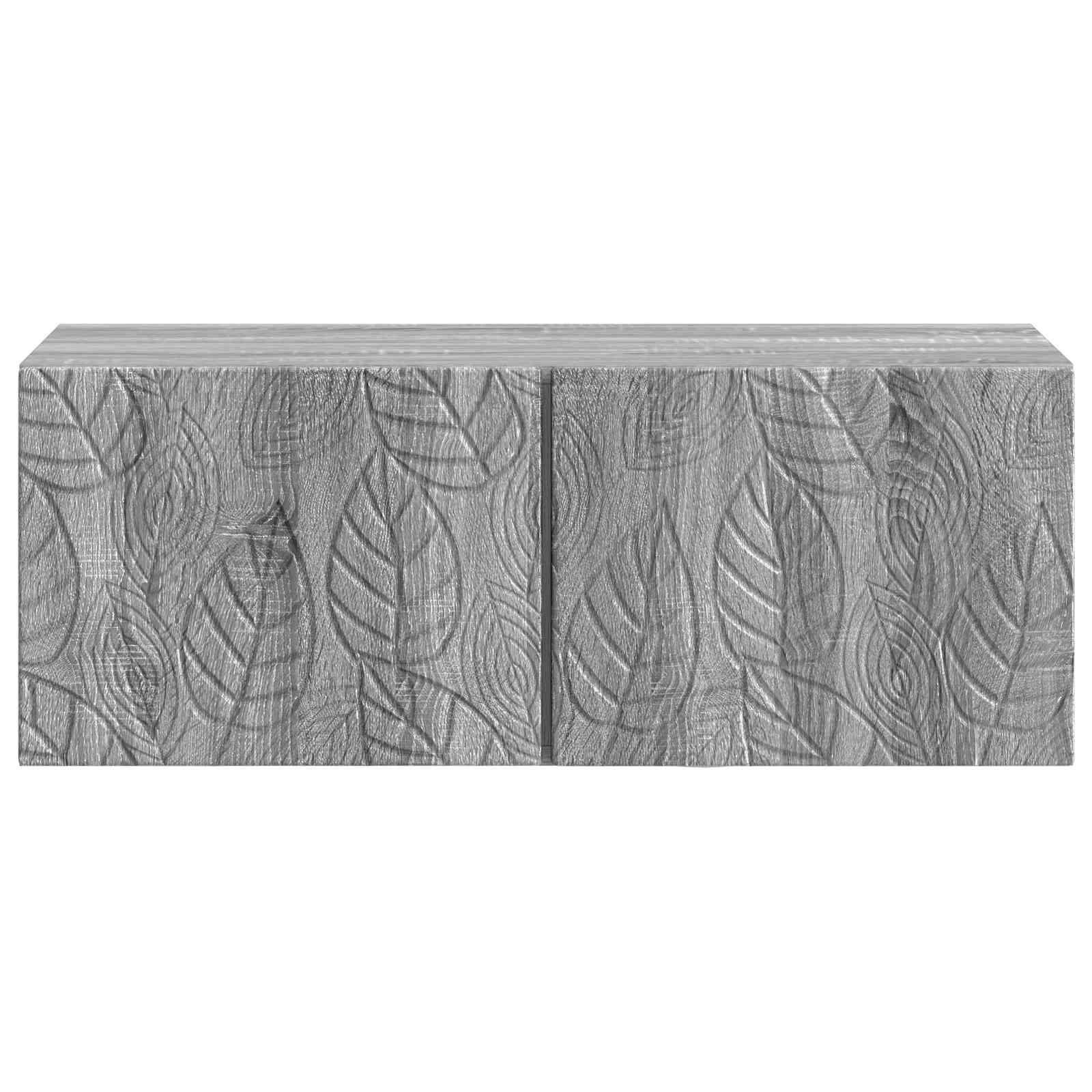 TV ormar za zid 78,5 x 41 x 30 cm Siva Sonoma Konstruirano drvo