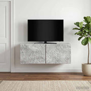 TV ormar za zid 98 x 41 x 30 cm Betonska siva Konstruirano drvo