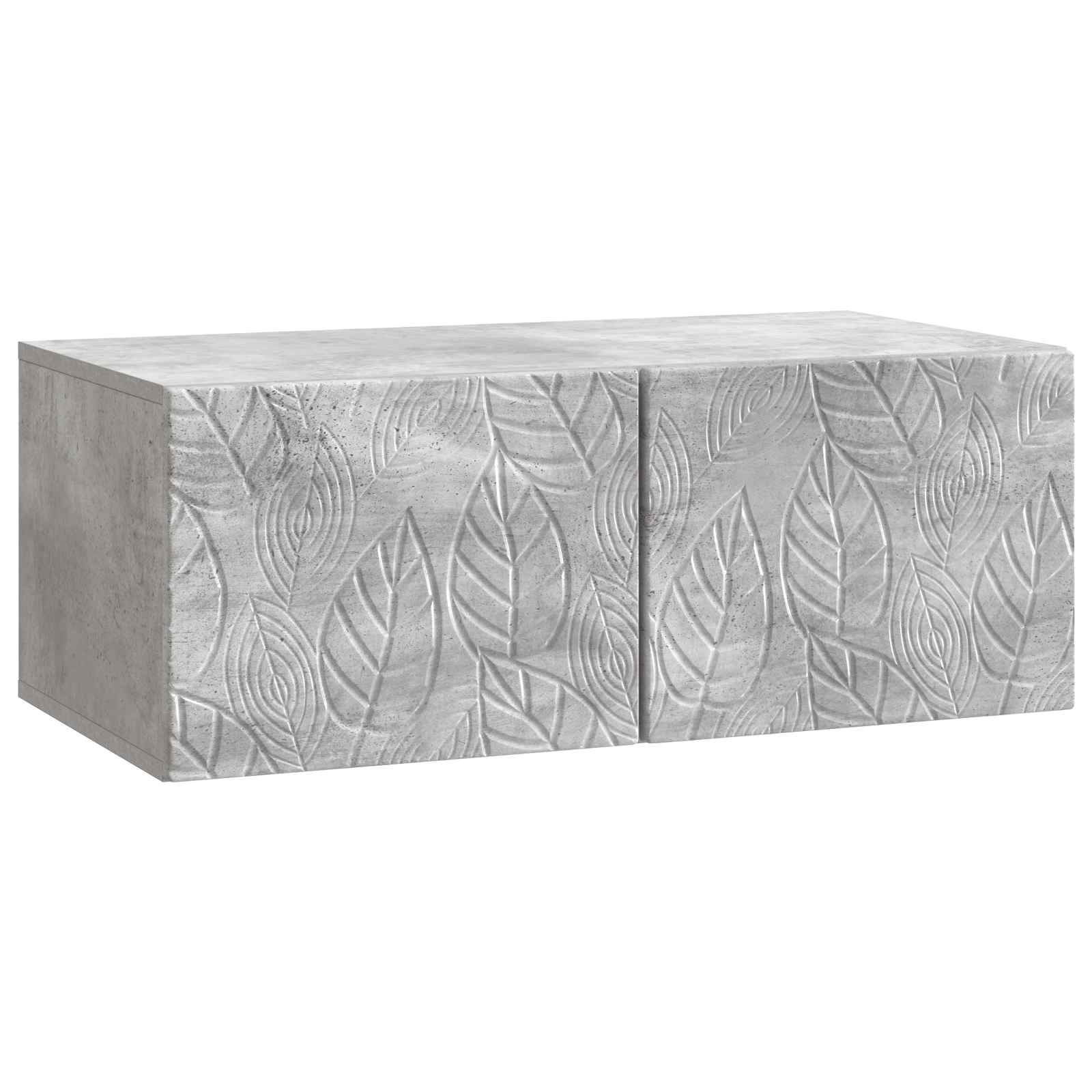 TV ormar za zid 98 x 41 x 30 cm Betonska siva Konstruirano drvo