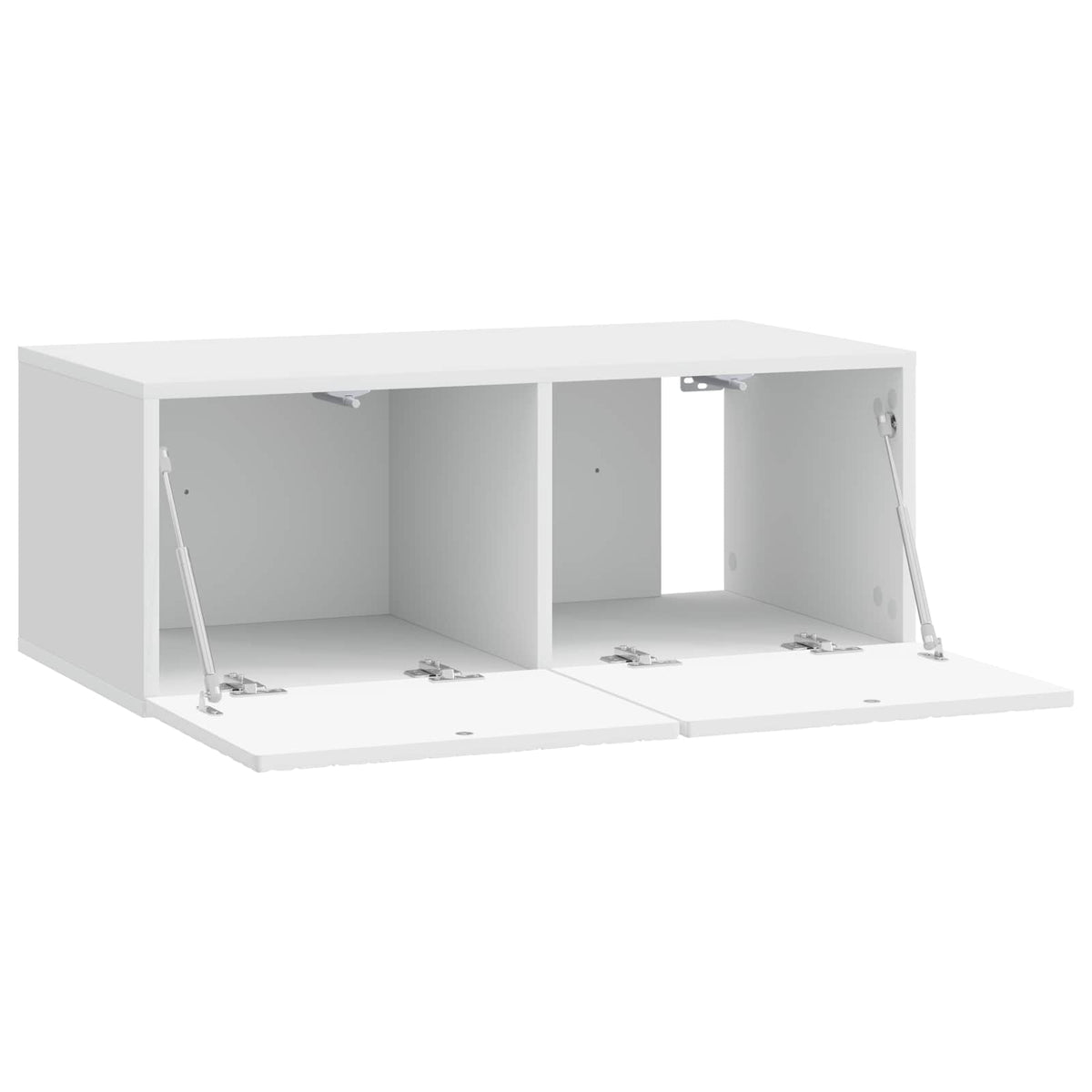 TV ormar za zid 98 x 41 x 30 cm Bijela visokog sjaja