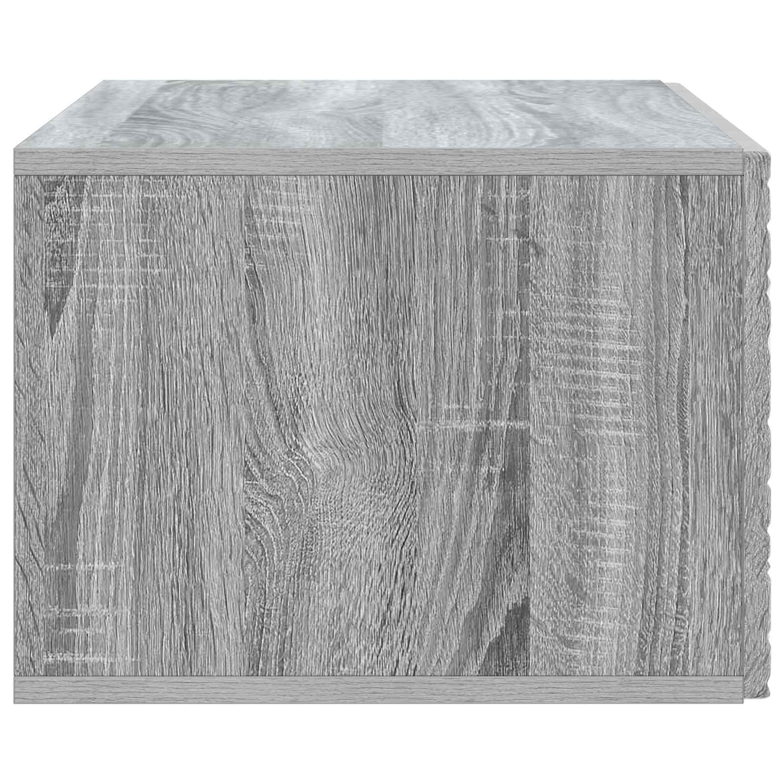 TV ormar za zid 98 x 41 x 30 cm Siva Sonoma Konstruirano drvo