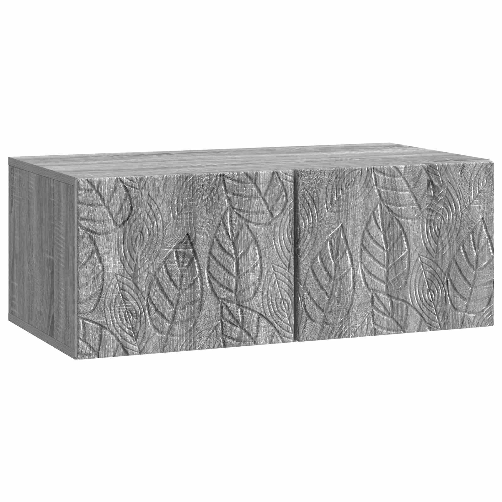 TV ormar za zid 59,5 x 31 cm Siva Sonoma Konstruirano drvo