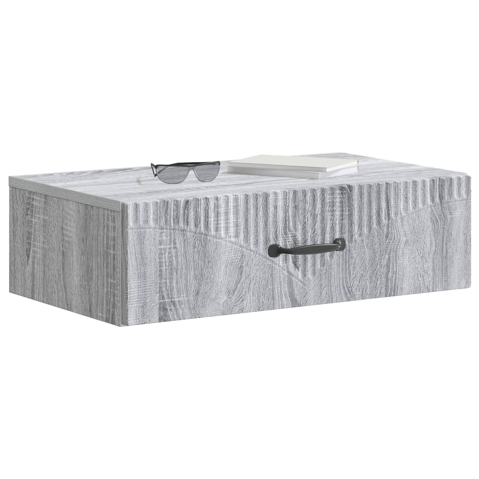 Stolna montirana na zid Siva sonoma 59 x 34,5 x 17 cm