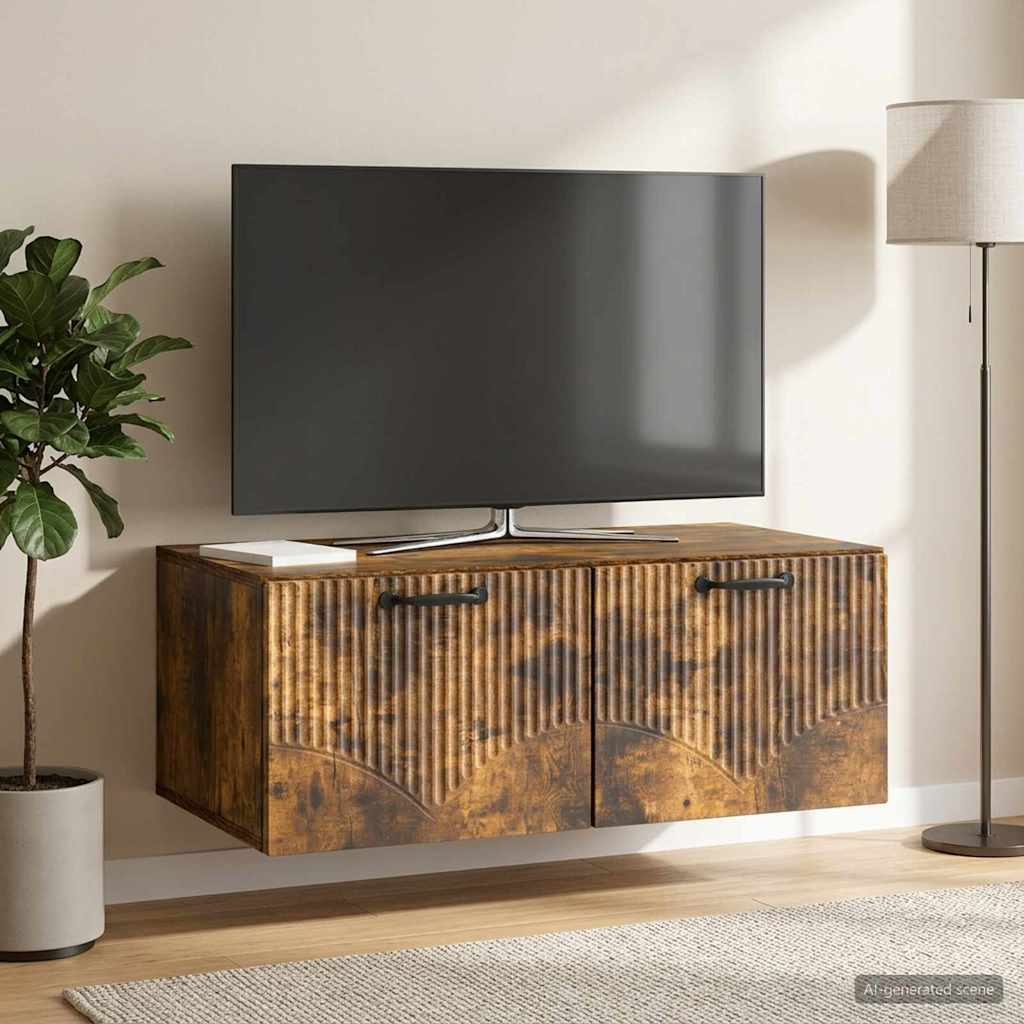 TV ormar za zid Zidne Dimljeni hrast 78,5 x 41 x 30 cm