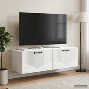 TV ormar za zid Zidne Bijela 98 x 41 x 30 cm Konstruirano drvo