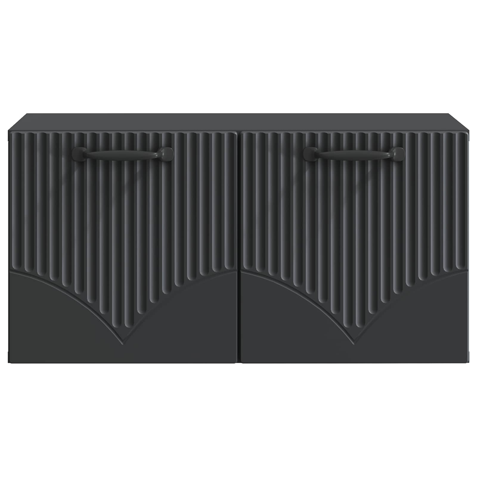 TV ormar za zid Zidne Crna 59,5 x 31 x 30 cm Konstruirano drvo