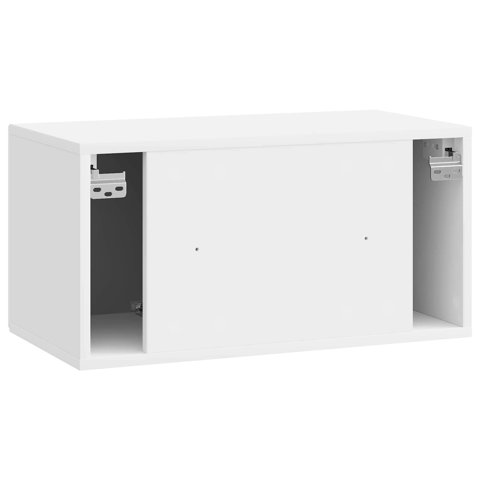 TV ormar za zid Zidne Bijela visokog sjaja 59,5 x 31 x 30 cm