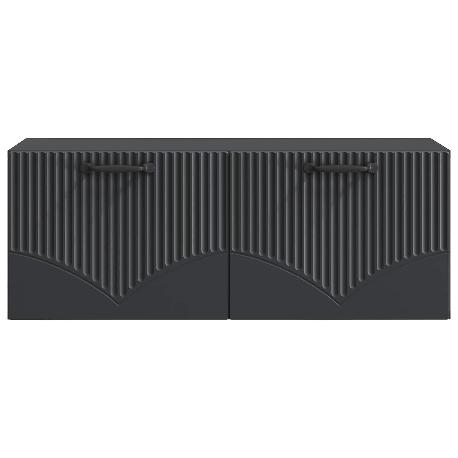 TV ormar za zid Zidne Crna 78,5 x 31 x 30 cm Konstruirano drvo