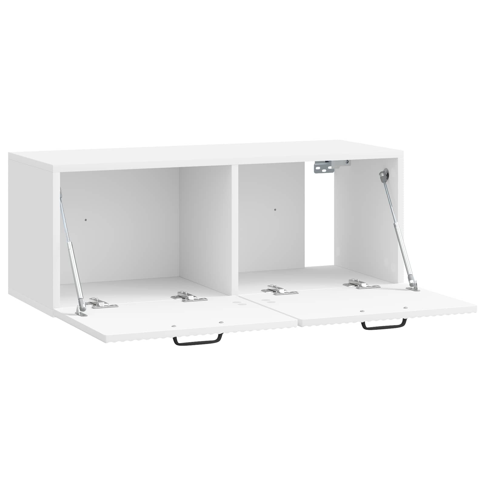 TV ormar za zid Zidne Bijela visokog sjaja 78,5 x 31 x 30 cm