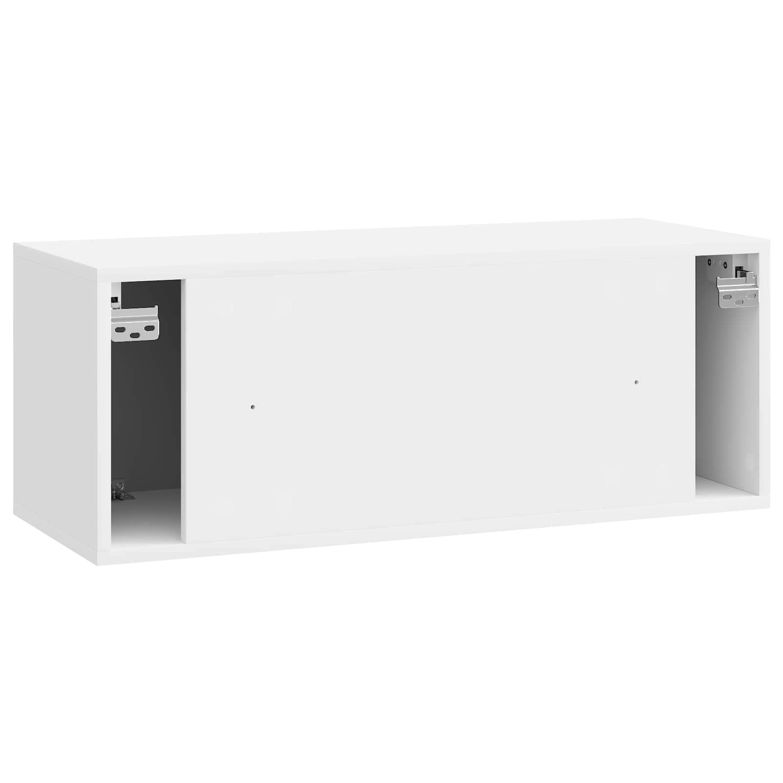 TV ormar za zid Zidne Bijela visokog sjaja 78,5 x 31 x 30 cm