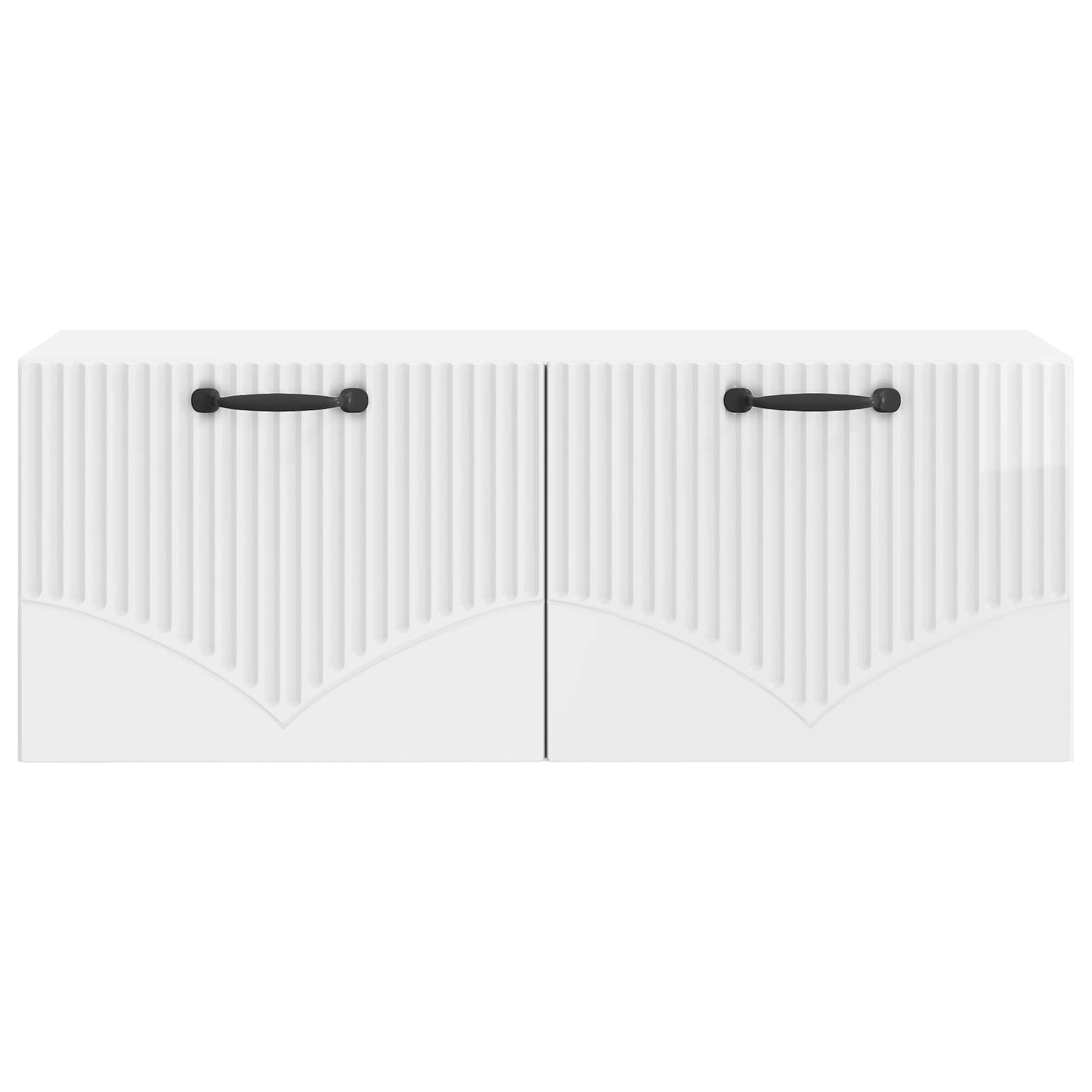TV ormar za zid Zidne Bijela visokog sjaja 78,5 x 31 x 30 cm