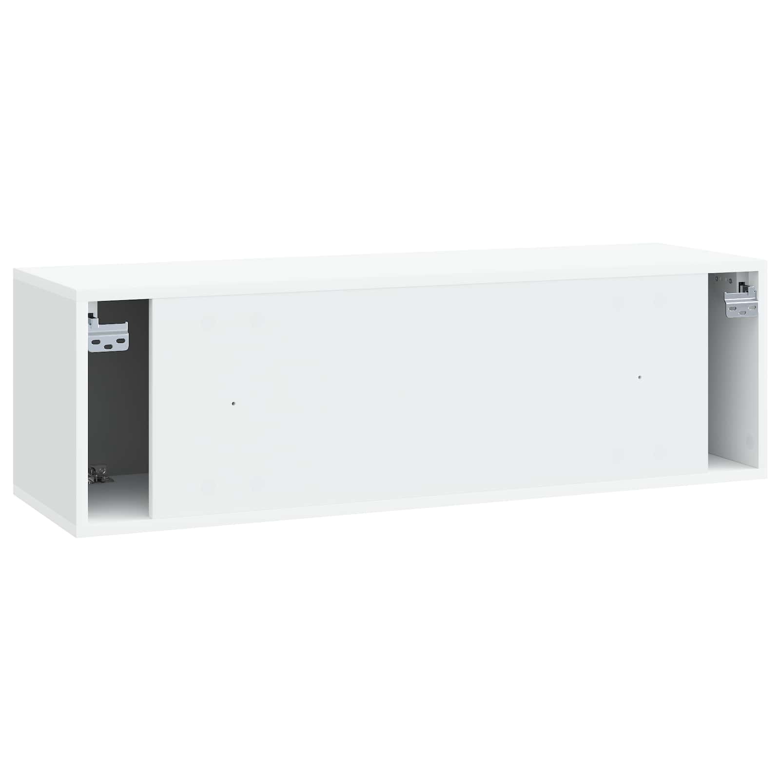 TV ormar za zid Zidne Bijela 98 x 31 x 30 cm Konstruirano drvo