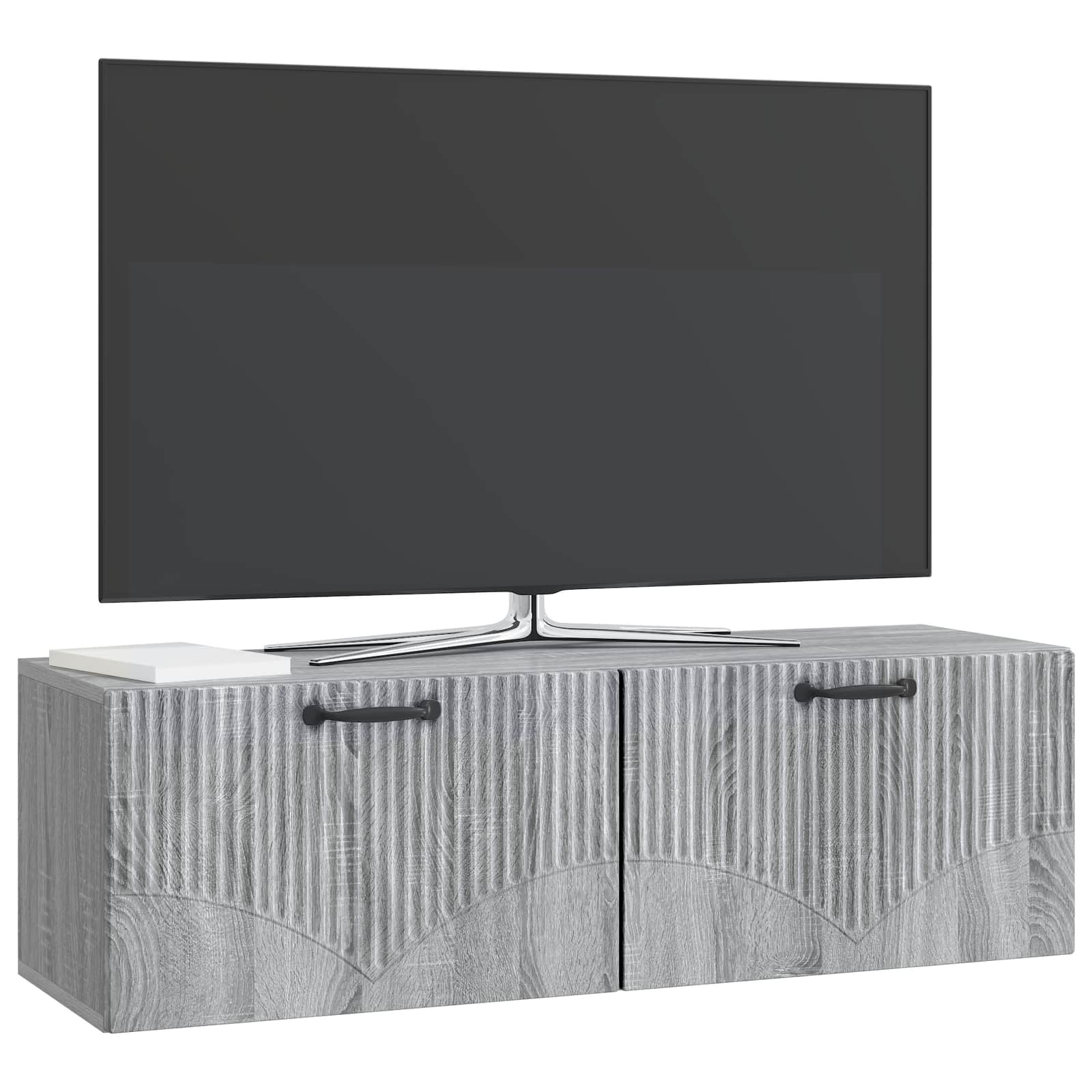 TV ormar za zid Siva sonoma 98 x 31 x 30 cm Konstruirano drvo