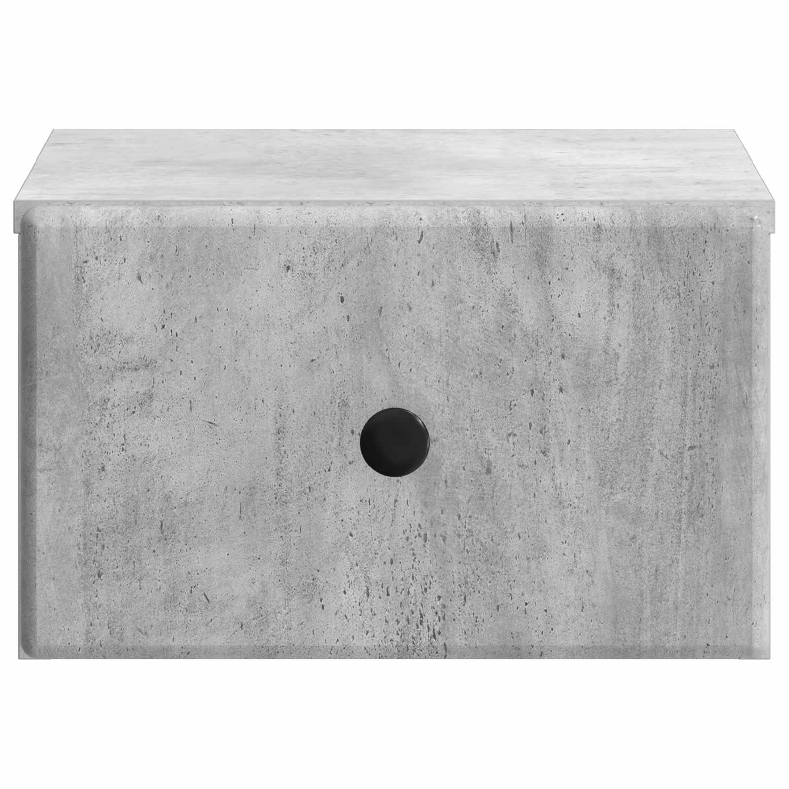 Noćni ormarić za montažu na zid Betonska siva 34,5 x 33 x 20 cm