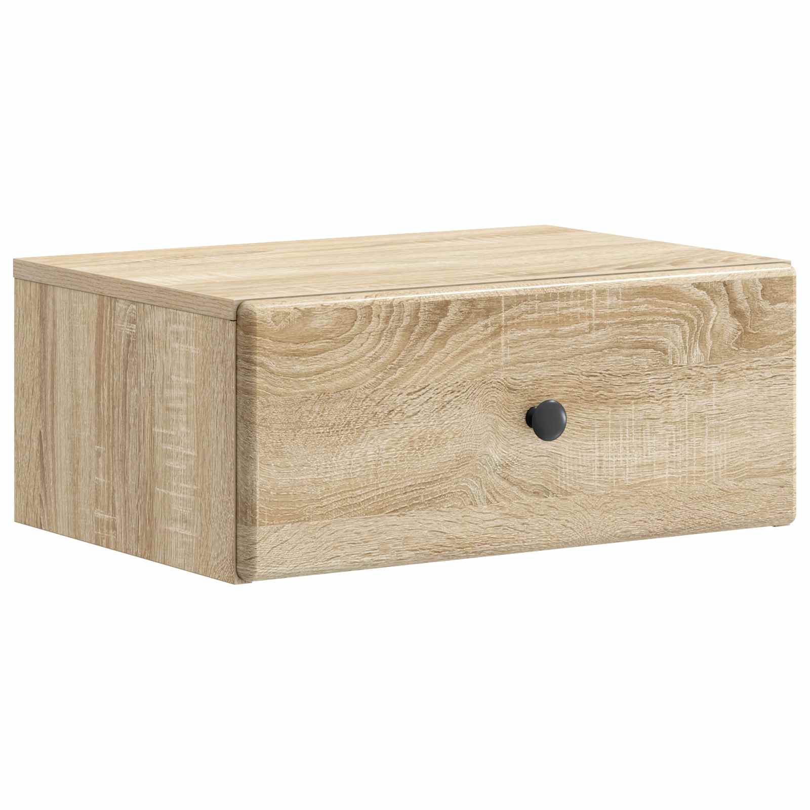 Noćni ormarić za montažu na zid s ladicama 2 pcs Hrast sonoma
