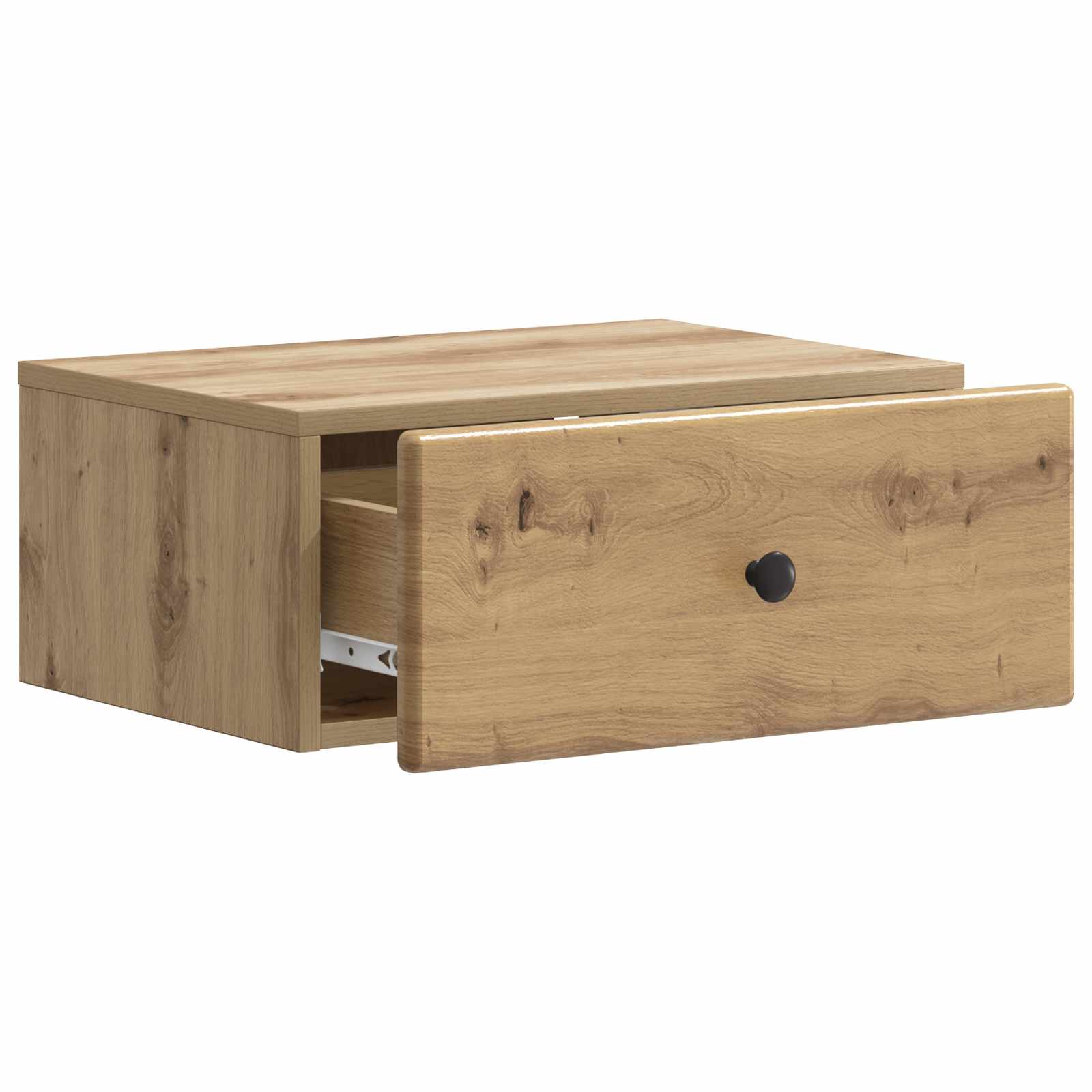 Noćni ormarić za montažu na zid s ladicama 2 pcs Hrast artisan
