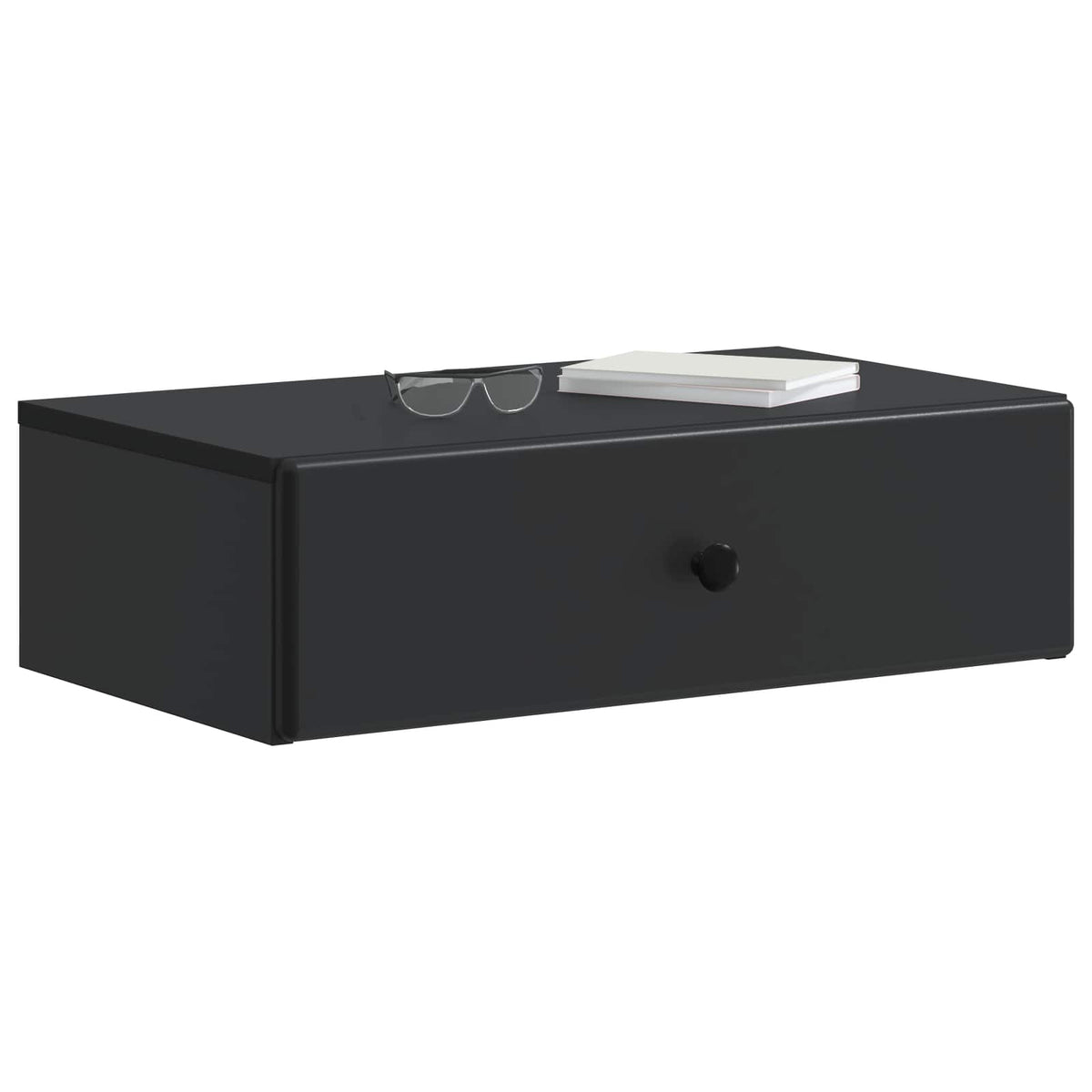 Stolna montirana na zid Crna 59 x 34,5 x 17 cm