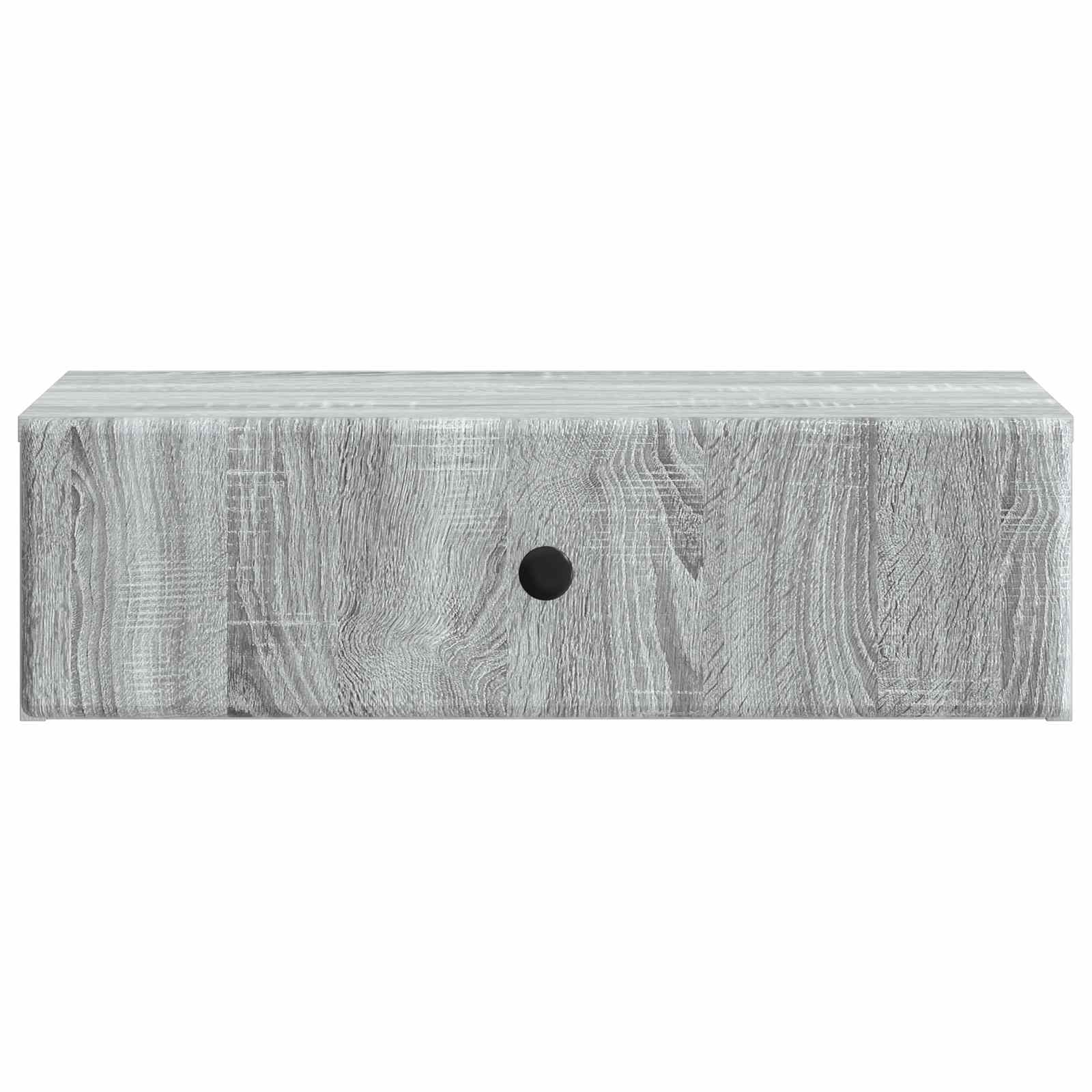 Stolna montirana na zid Siva sonoma 59 x 34,5 x 17 cm
