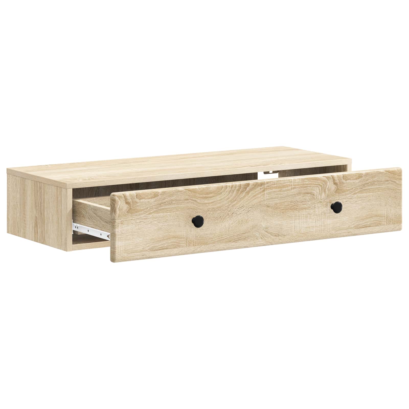 Stolna montirana na zid Hrast sonoma 87,5 x 34,5 x 17 cm