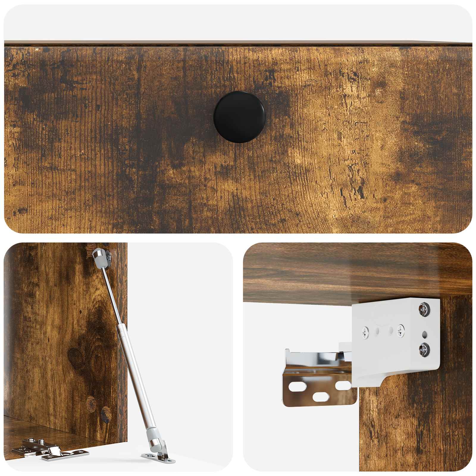 TV ormar za zid 59,5 x 41 x 30 cm Dimljeni hrast