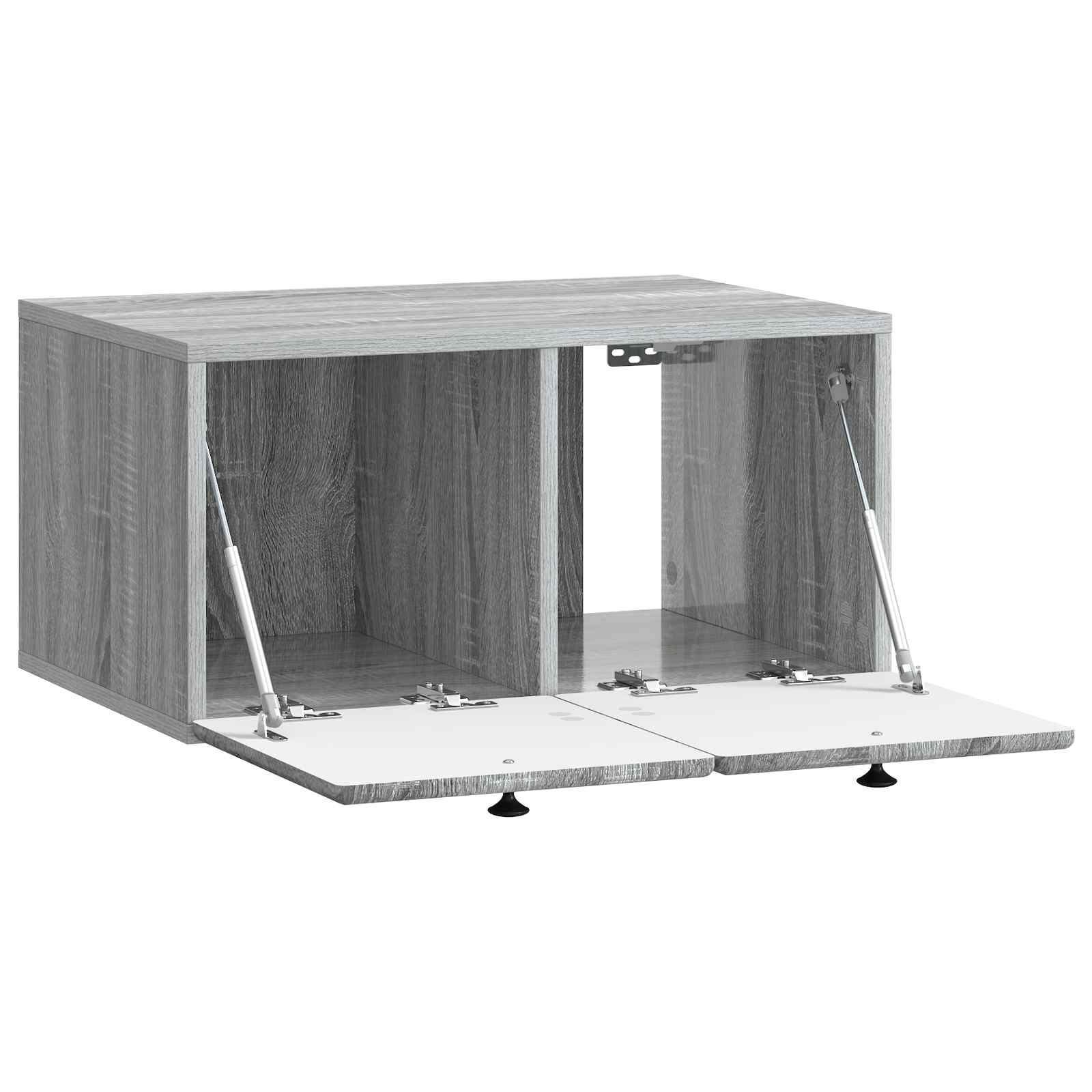 TV ormar za zid 59,5 x 41 x 30 cm Siva Sonoma Konstruirano drvo