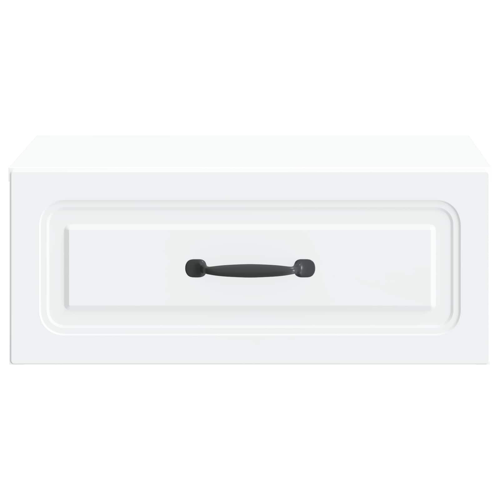 Noćni ormarić za montažu na zid Zidne Bijela 49 x 34,5 x 20 cm