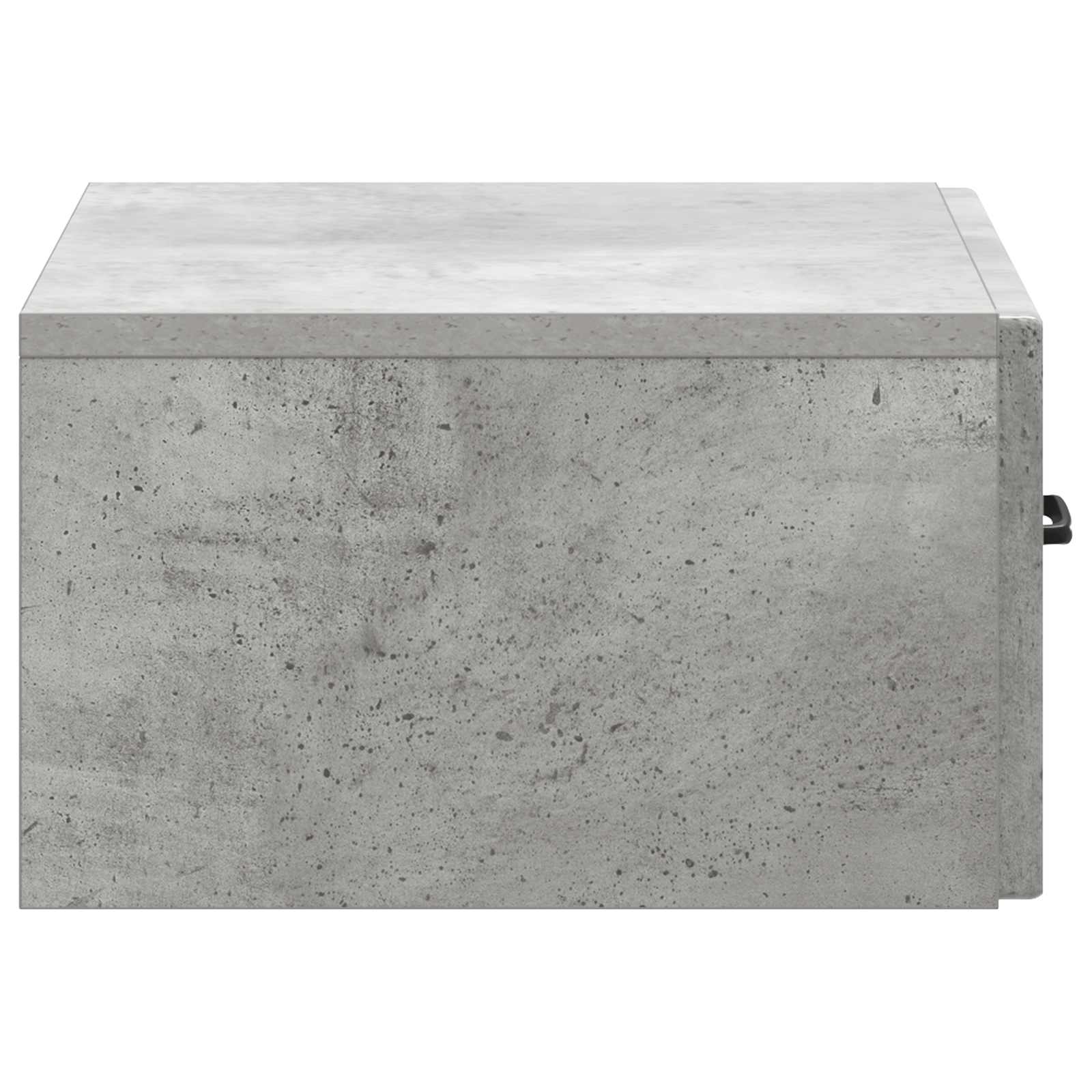 Noćni ormarić za montažu na zid Betonska siva 49 x 34,5 x 20 cm