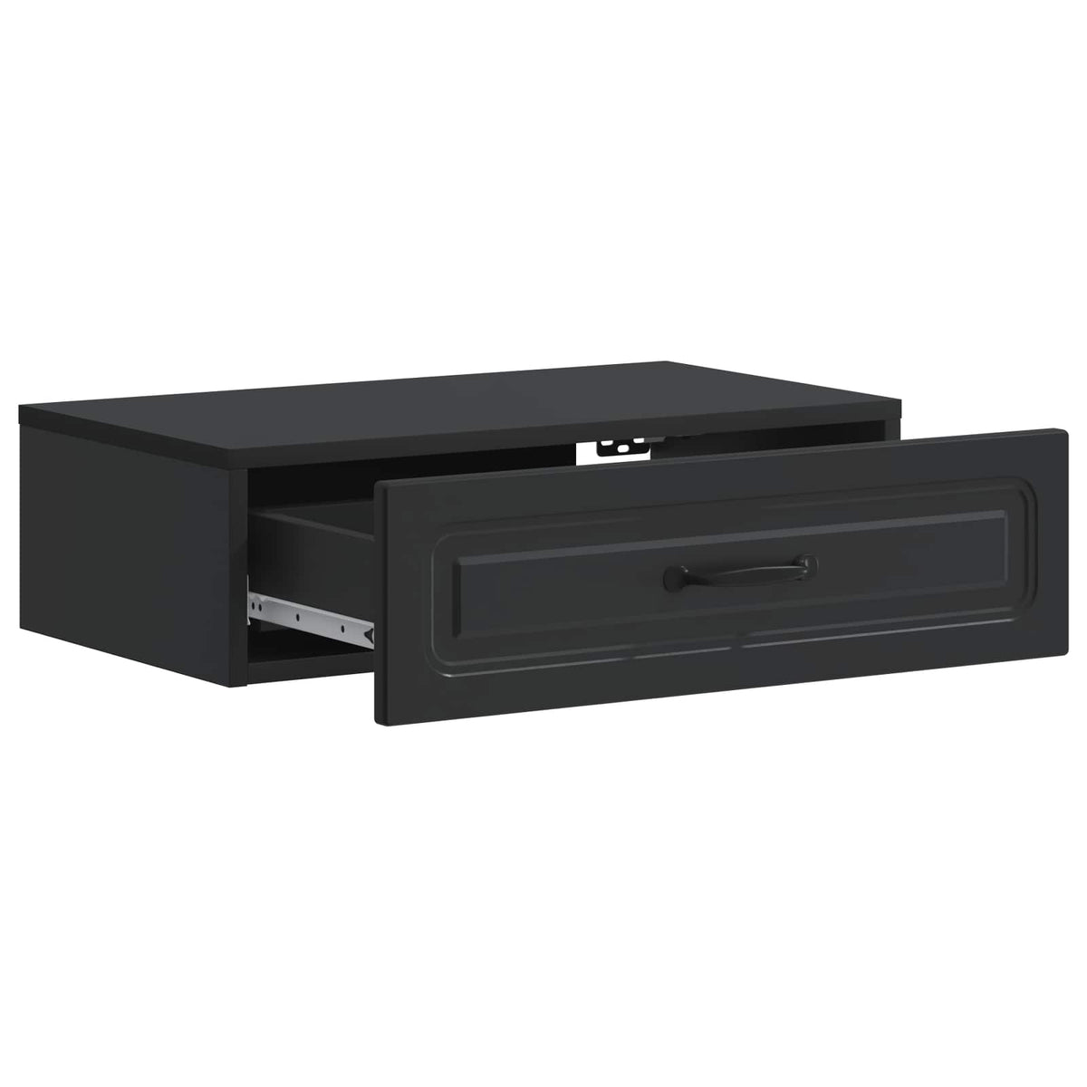 Stolna montirana na zid Crna 59 x 34,5 x 17 cm