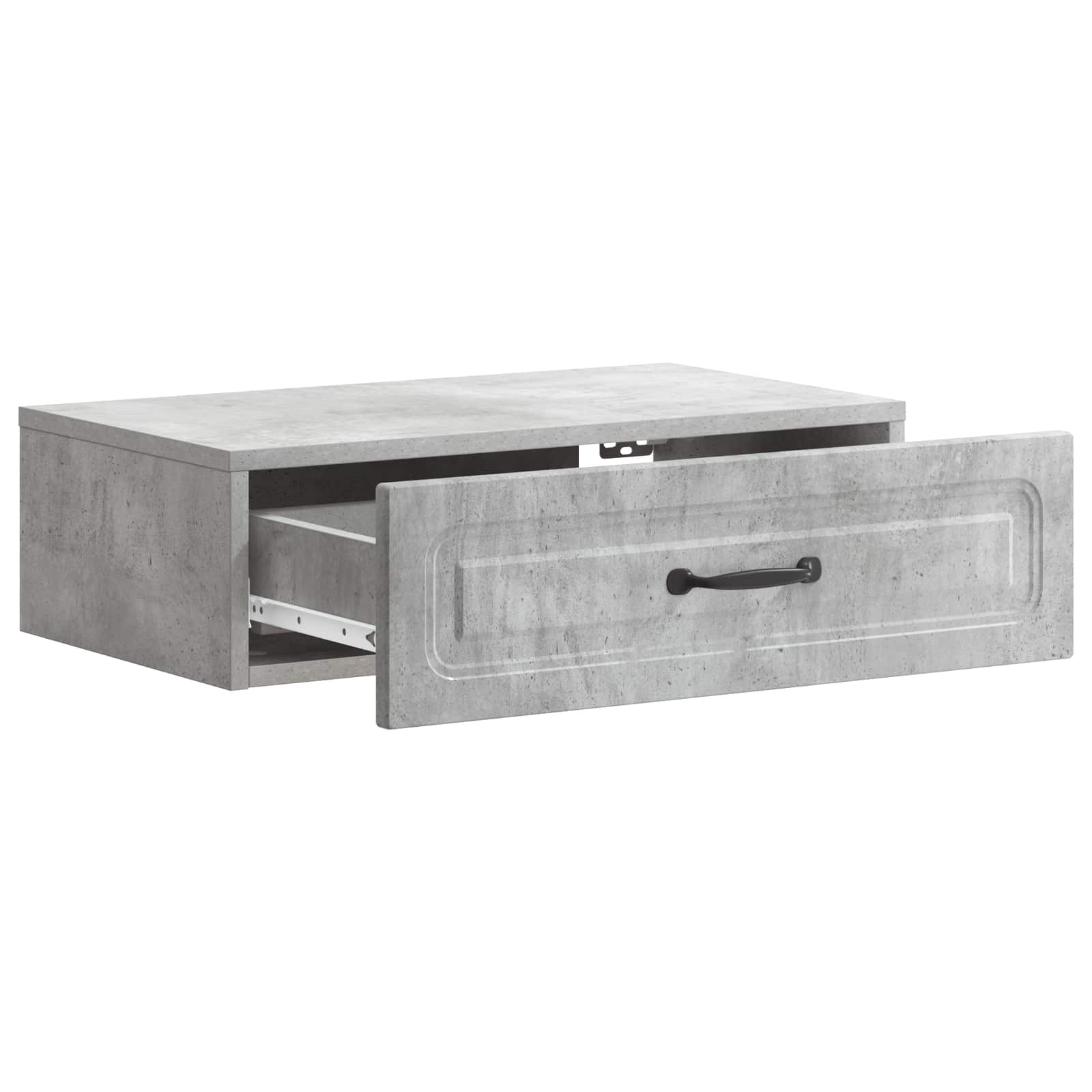 Stolna montirana na zid Betonska siva 59 x 34,5 x 17 cm