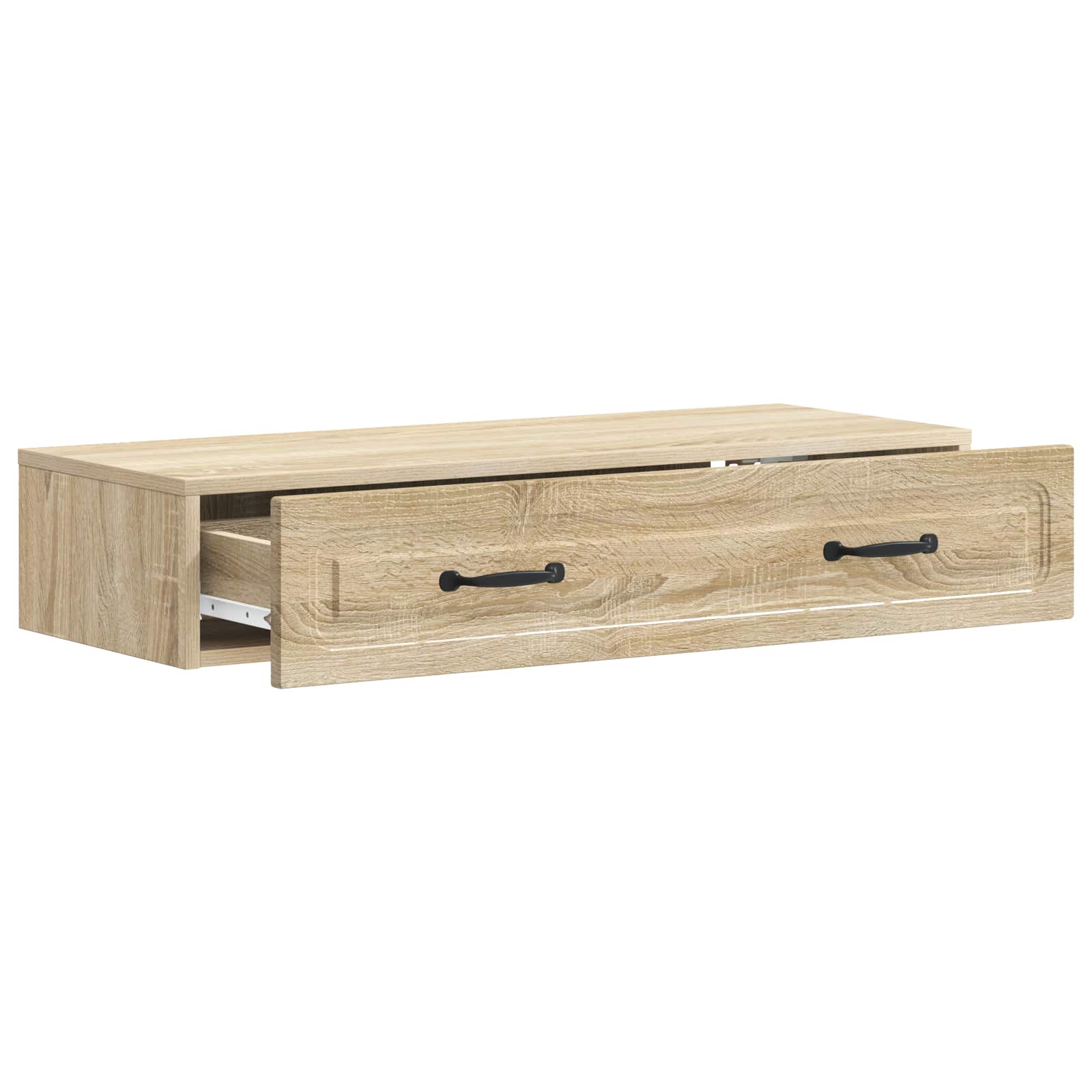 Stolna montirana na zid Hrast sonoma 87,5 x 34,5 x 17 cm