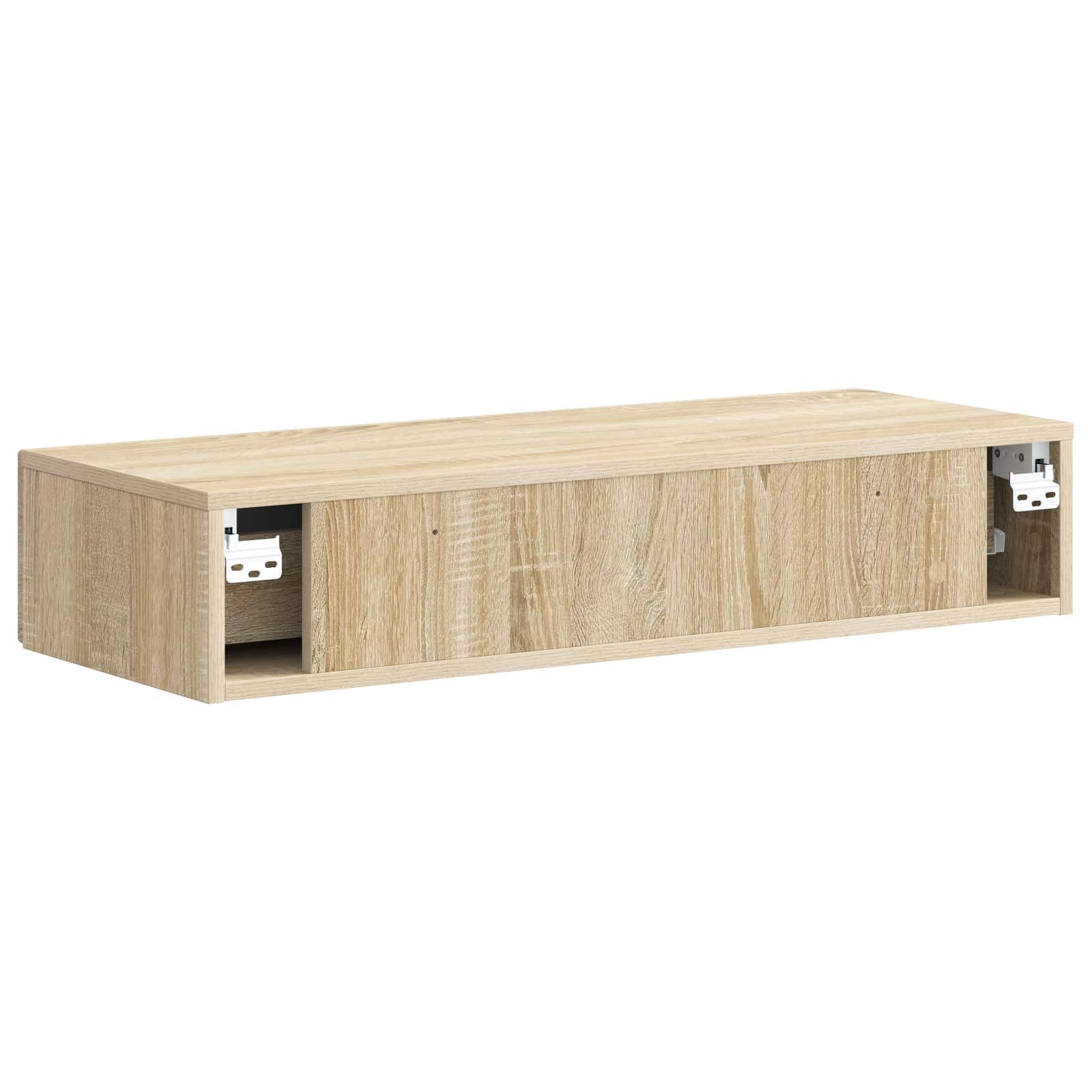 Stolna montirana na zid Hrast sonoma 87,5 x 34,5 x 17 cm
