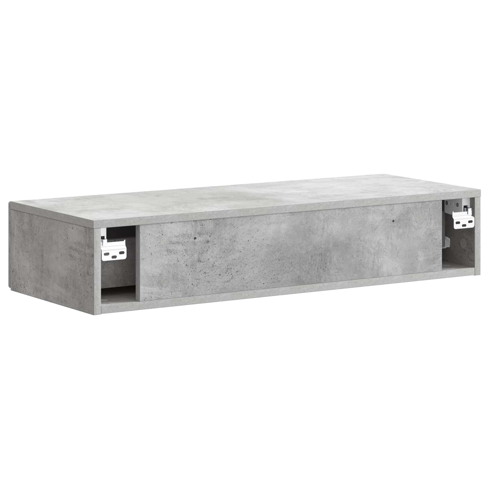 Stolna montirana na zid Betonska siva 87,5 x 34,5 x 17 cm