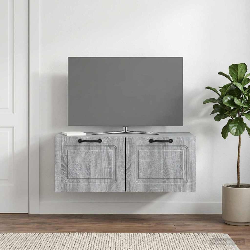 TV ormar za zid Siva sonoma 78,5 x 41 x 30 cm Konstruirano drvo