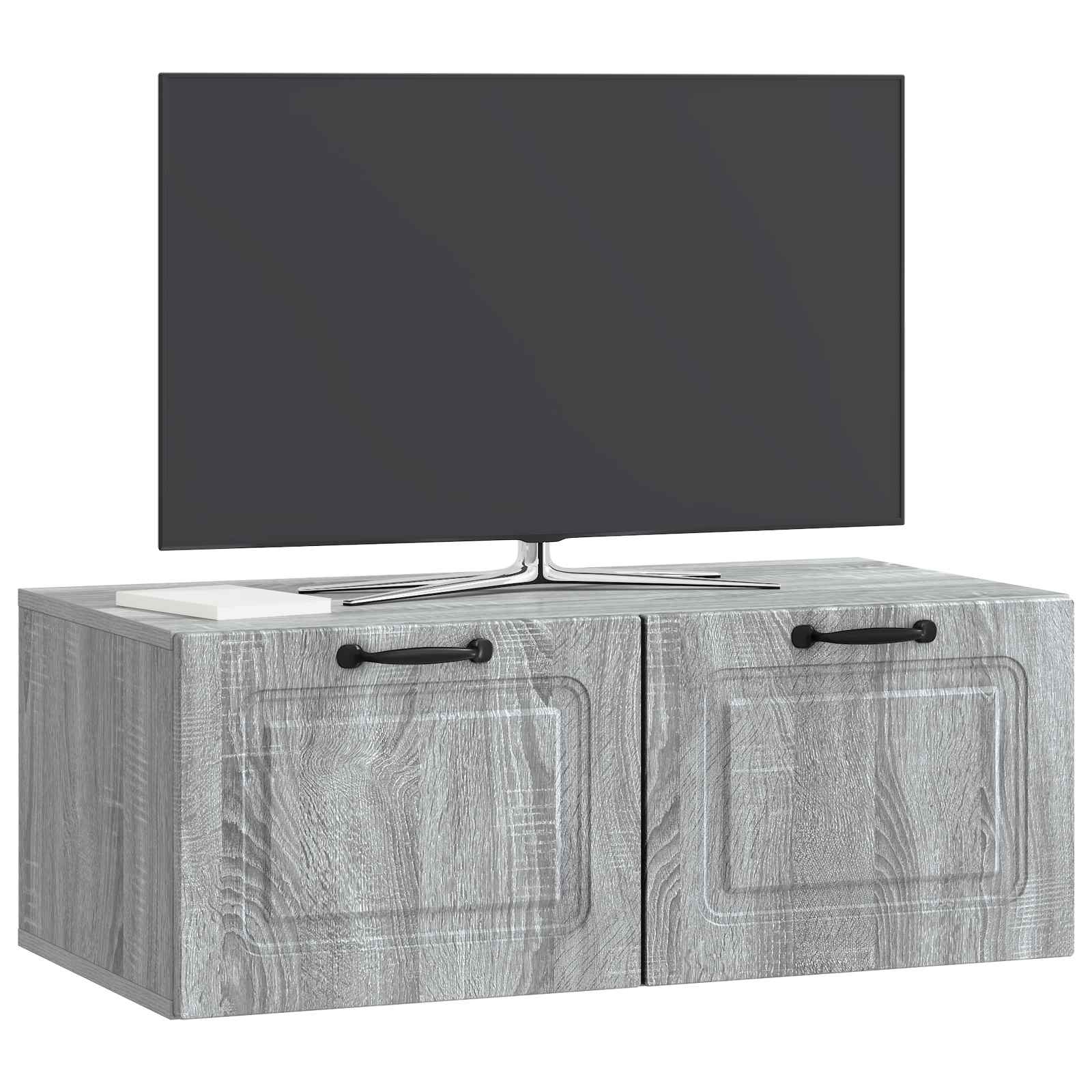 TV ormar za zid Siva sonoma 78,5 x 41 x 30 cm Konstruirano drvo