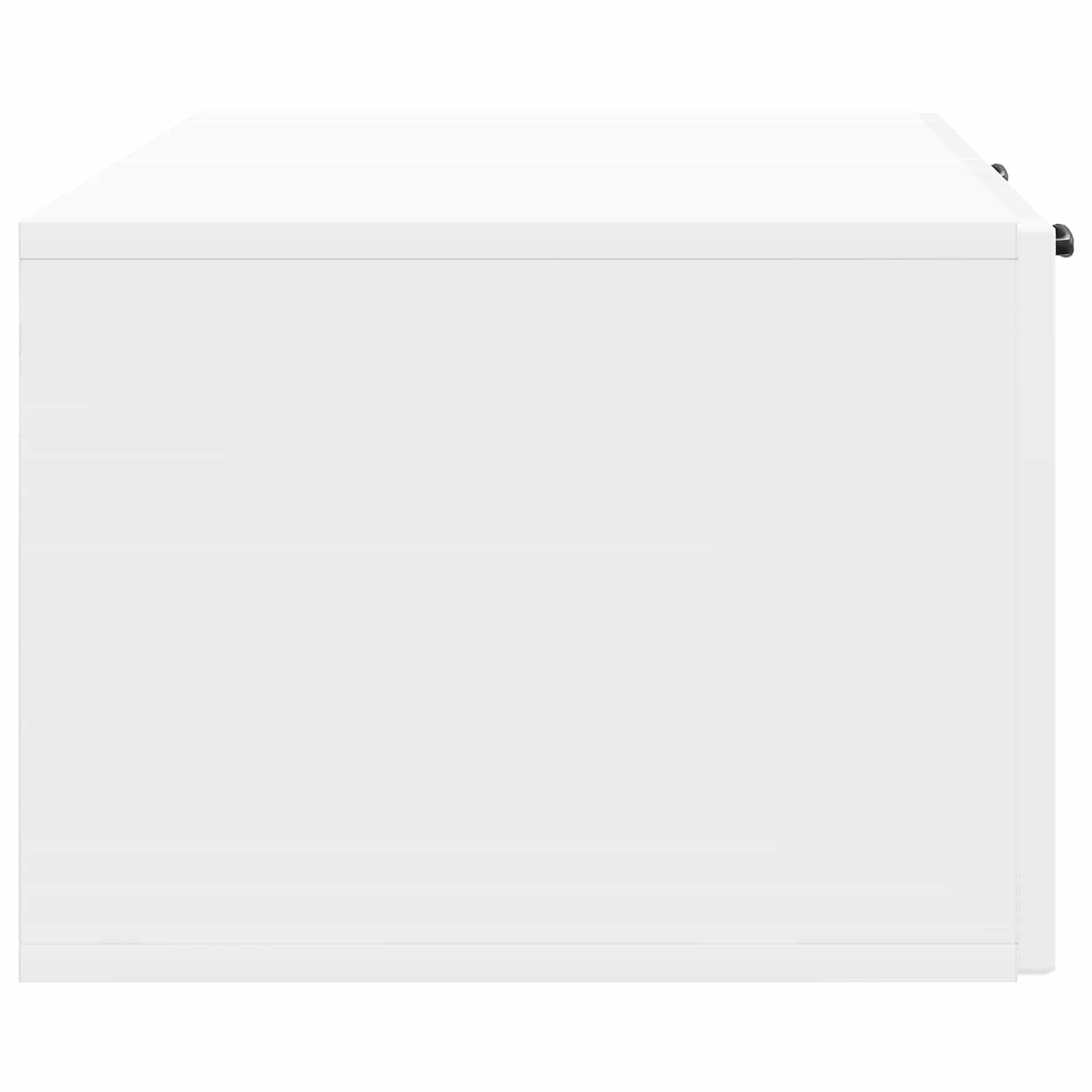 TV ormar za zid Zidne Bijela visokog sjaja 98 x 41 x 30 cm