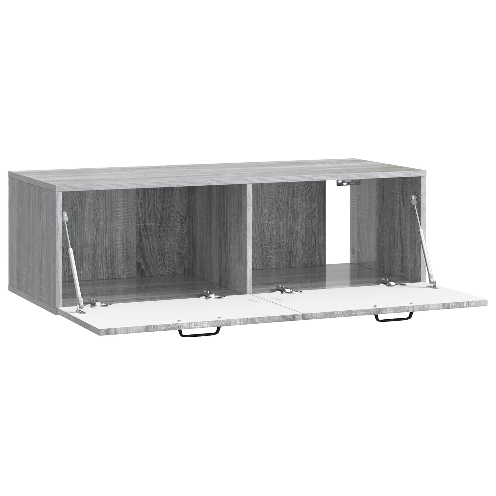 TV ormar za zid Siva sonoma 98 x 41 x 30 cm Konstruirano drvo